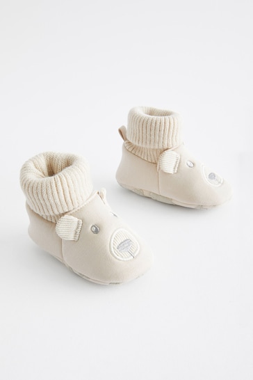 Buy Neutral Bear Sensory Sock Top Baby Shoes (0-2mths) from the Next UK online shop