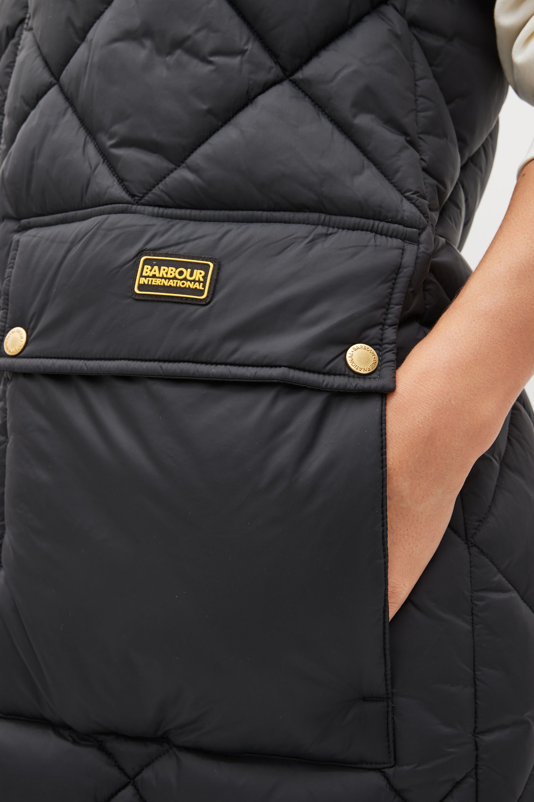 Women's barbour international victory gilet sale
