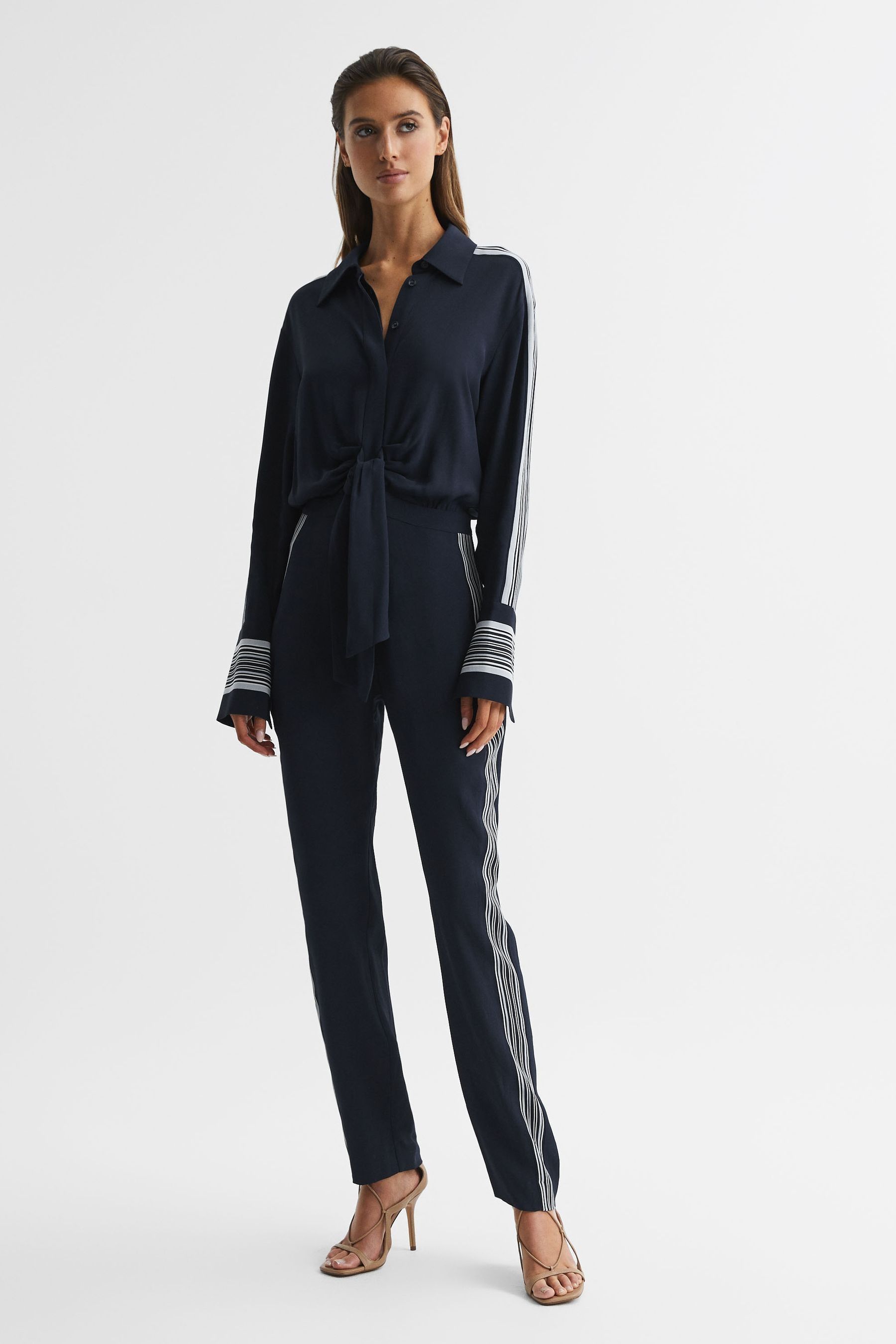 Next striped jumpsuit 2025