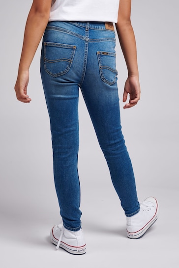 Lee Girls Blue Scarlett High Waist Jeans