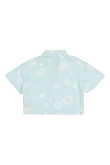 Lee Girls Blue Daisy Shirt