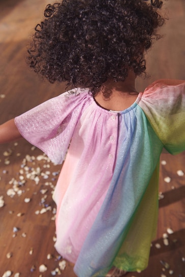 Rainbow Sparkle Tulle Party Dress (3mths-10yrs)