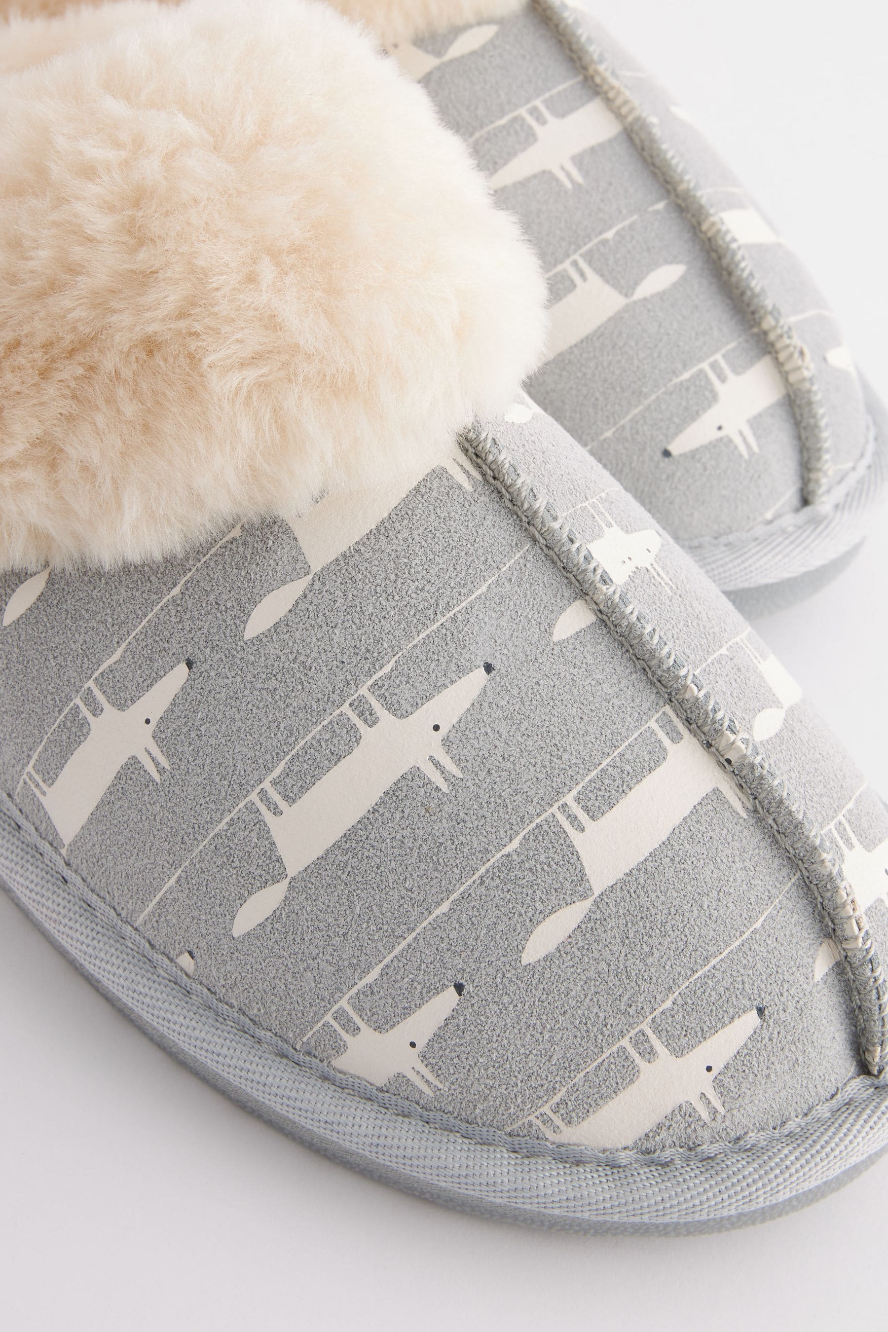 Next store fur slippers