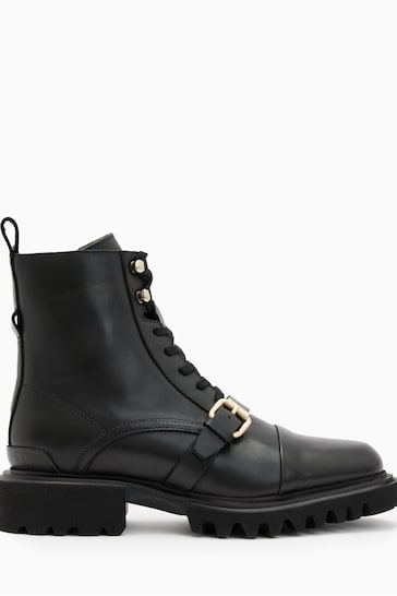 AllSaints Black Tori Boots