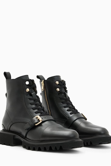 AllSaints Black Tori Boots