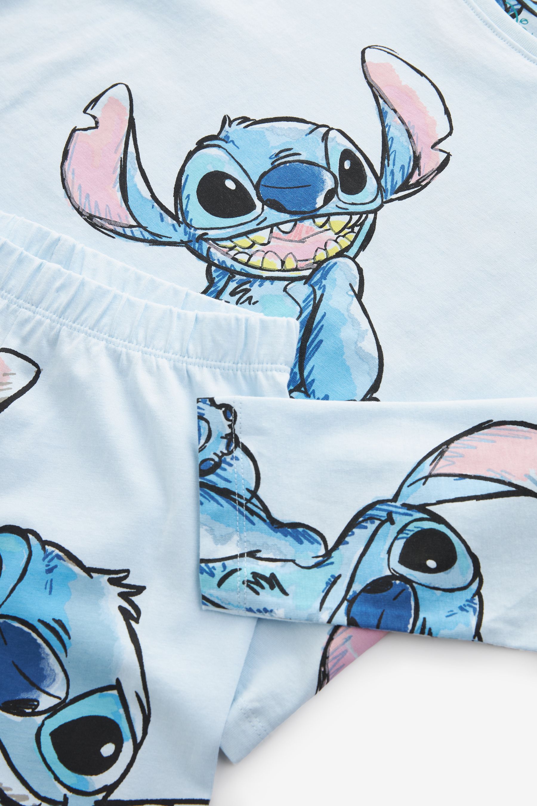 Buy Blue Disney Lilo Stitch Cotton Pyjamas 3 14yrs from the