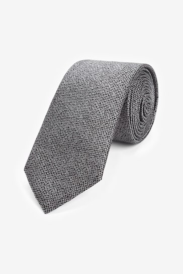 Charcoal Grey Signature Made In Italy Tie