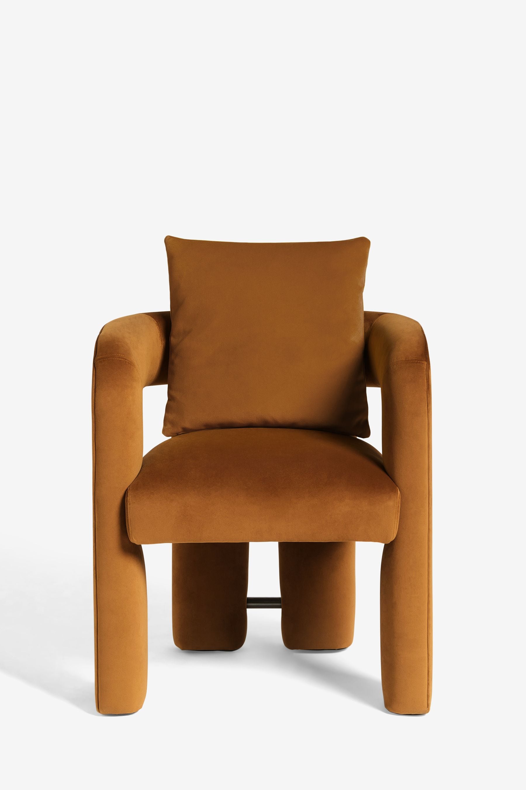 Caramel accent outlet chair