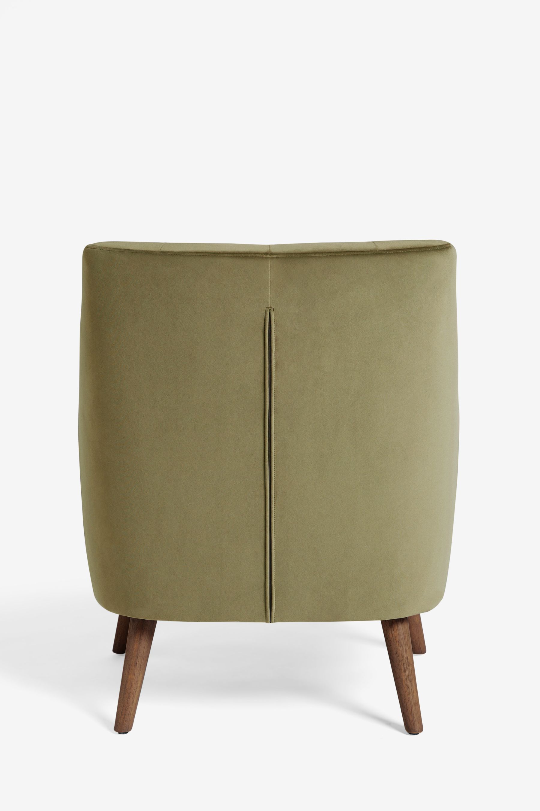 Soft Velvet Dark Sage Green Carter Armchair