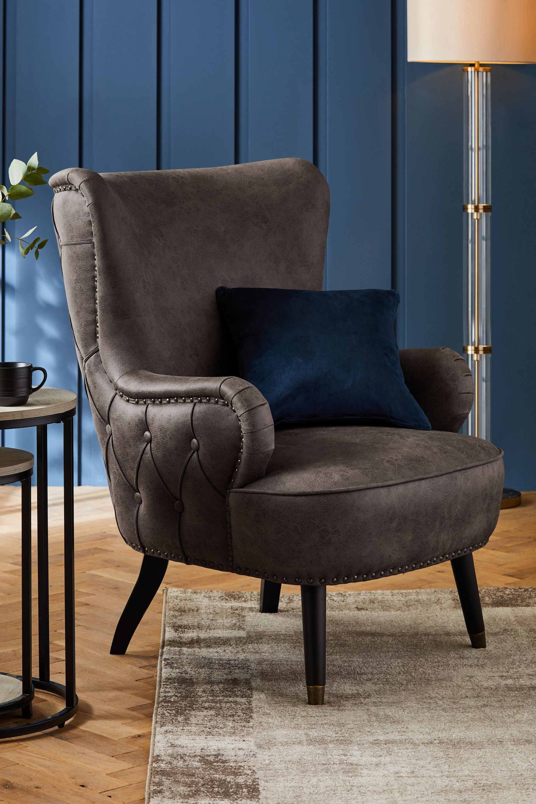 Next hotsell leather armchair
