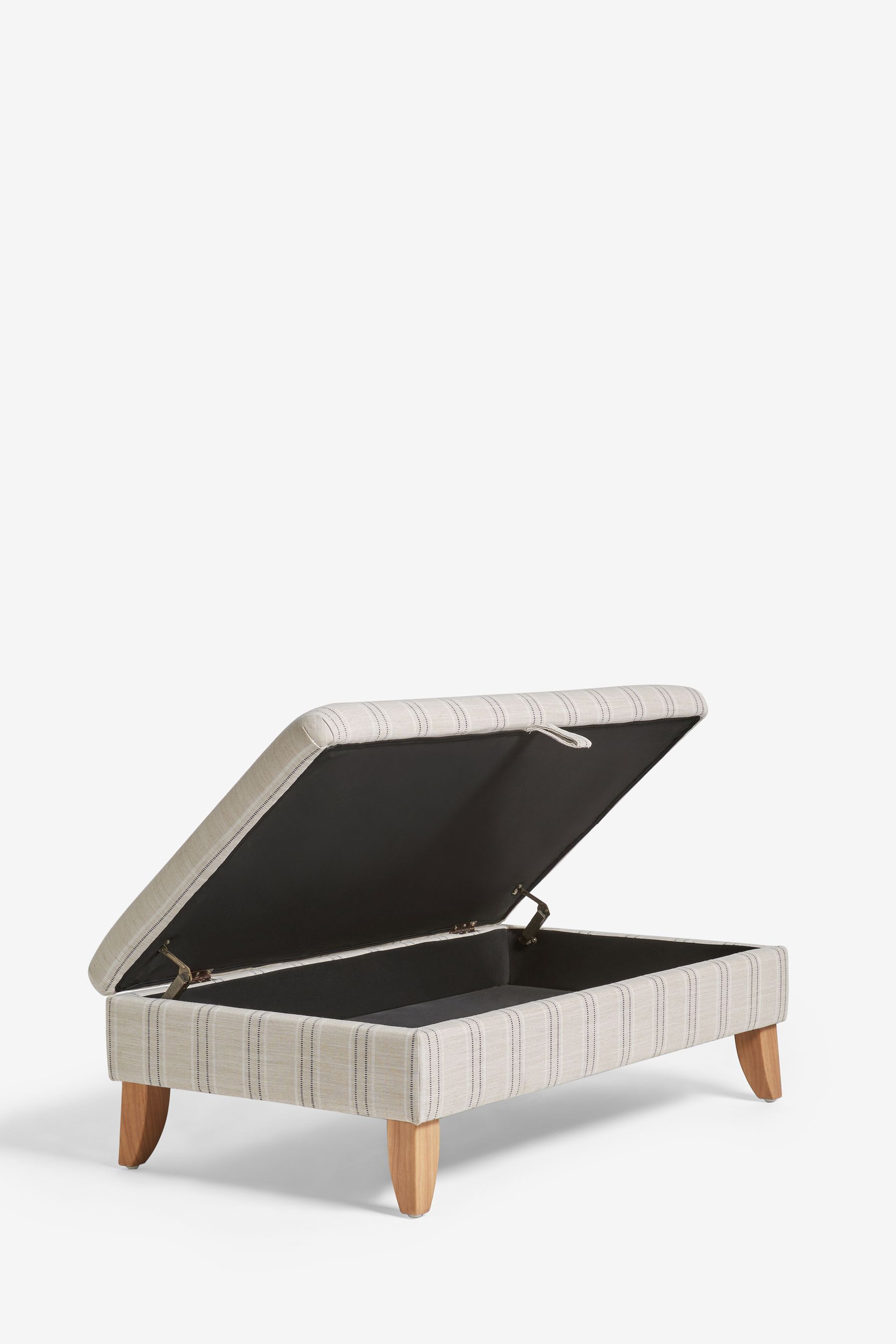 Striped footstool shop