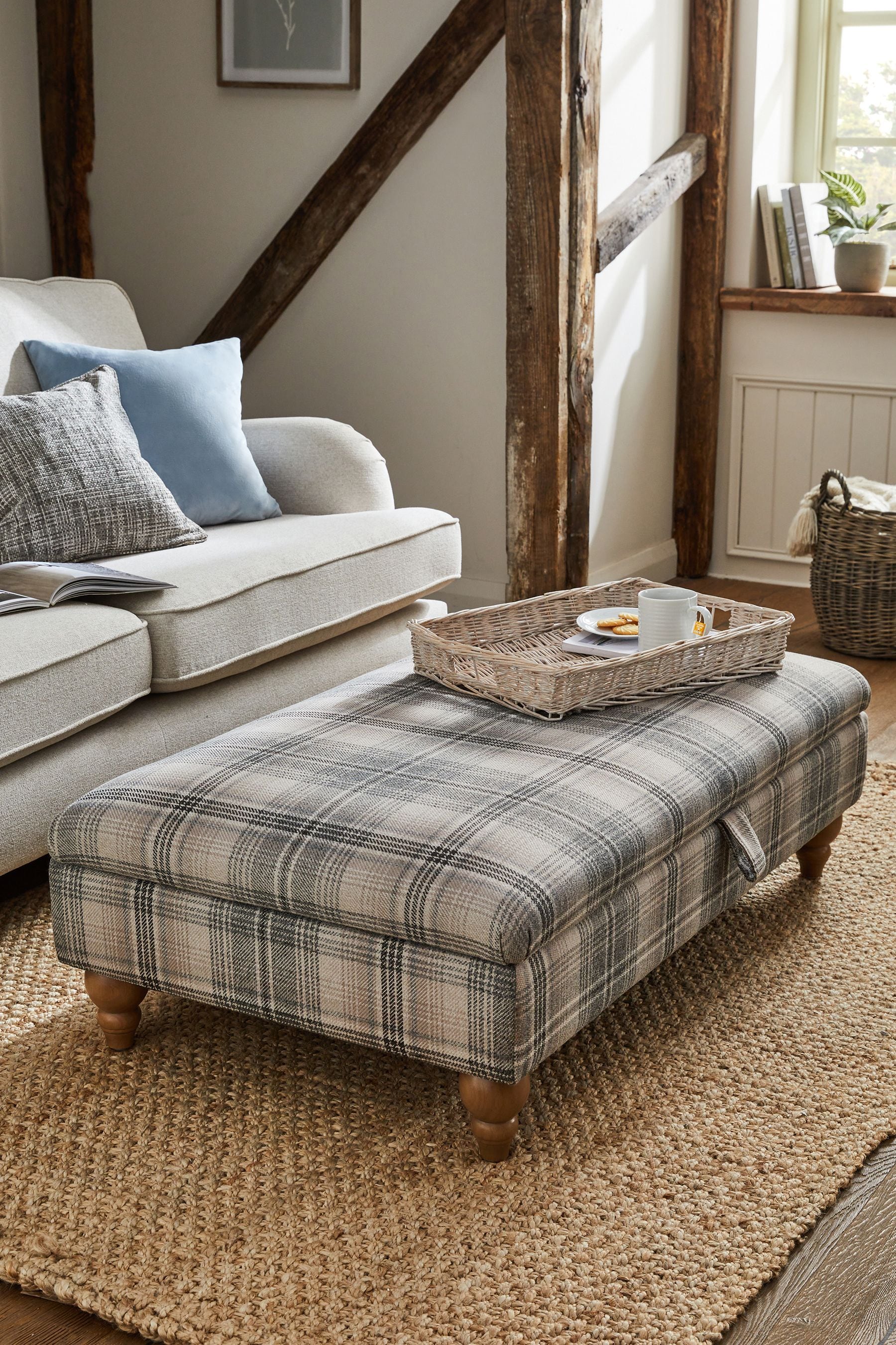 Next footstool clearance grey