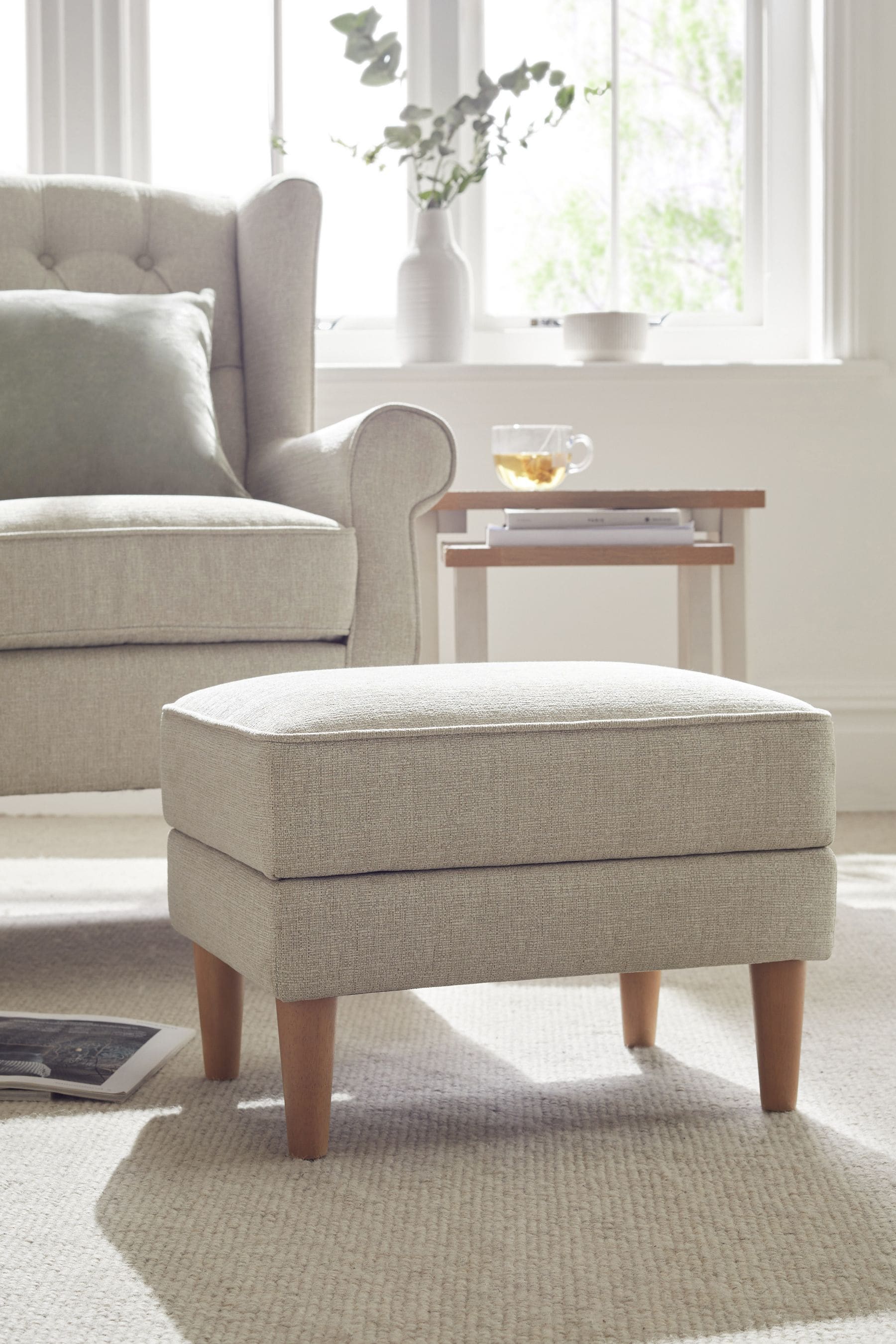 Sherlock chair sales and footstool