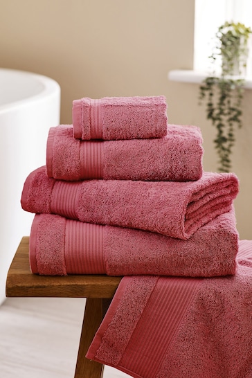 Pink Faded Rose Egyptian Cotton Towel