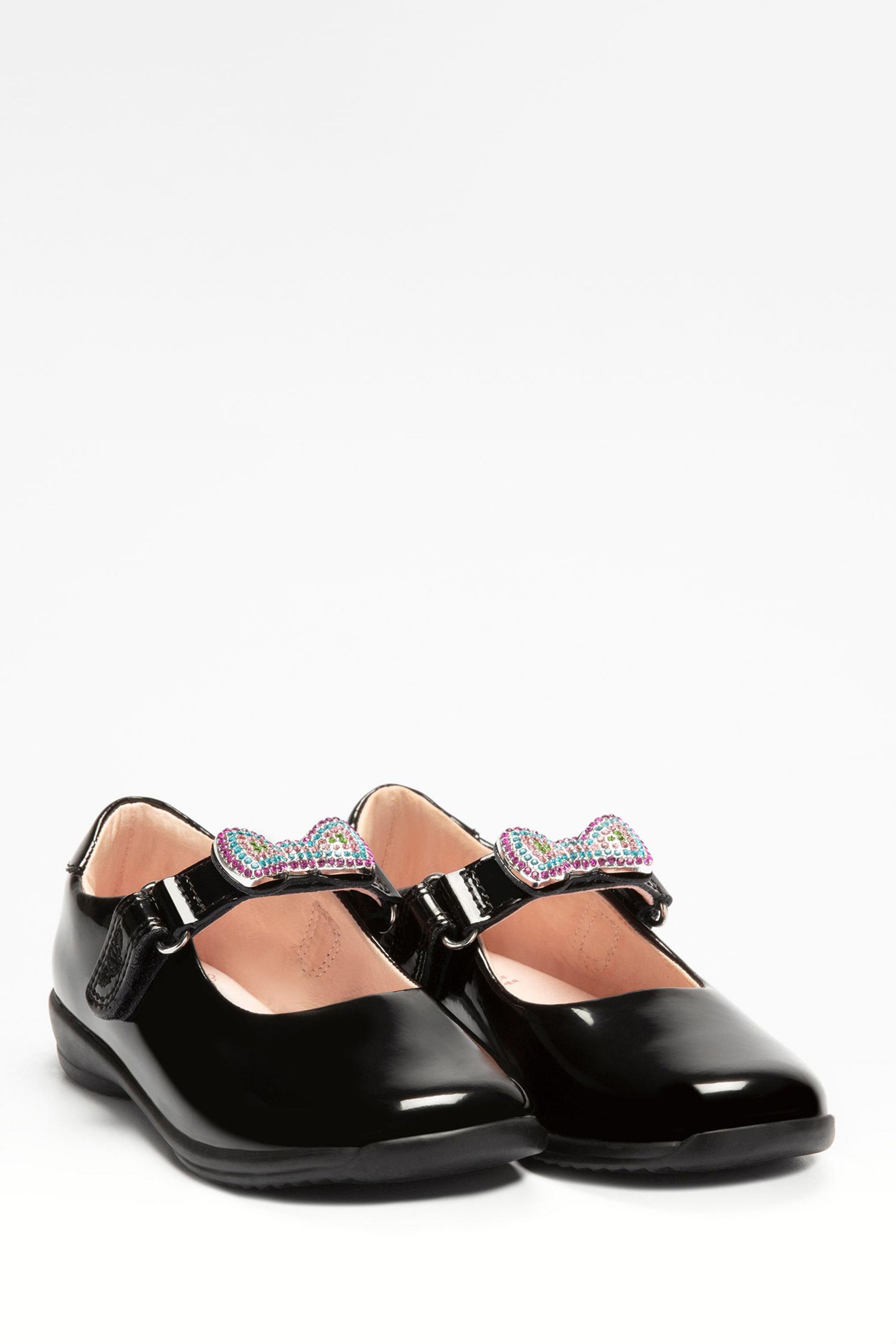 Buy Lelli Kelly Rainbow Heart Removeable Charm Dolly Black Shoes