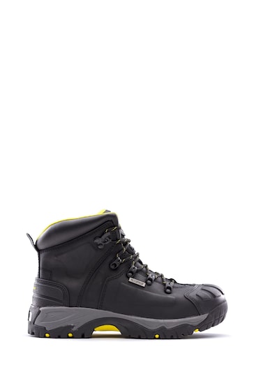 Amblers Safety Black Waterproof Wide Fit Safety Boots
