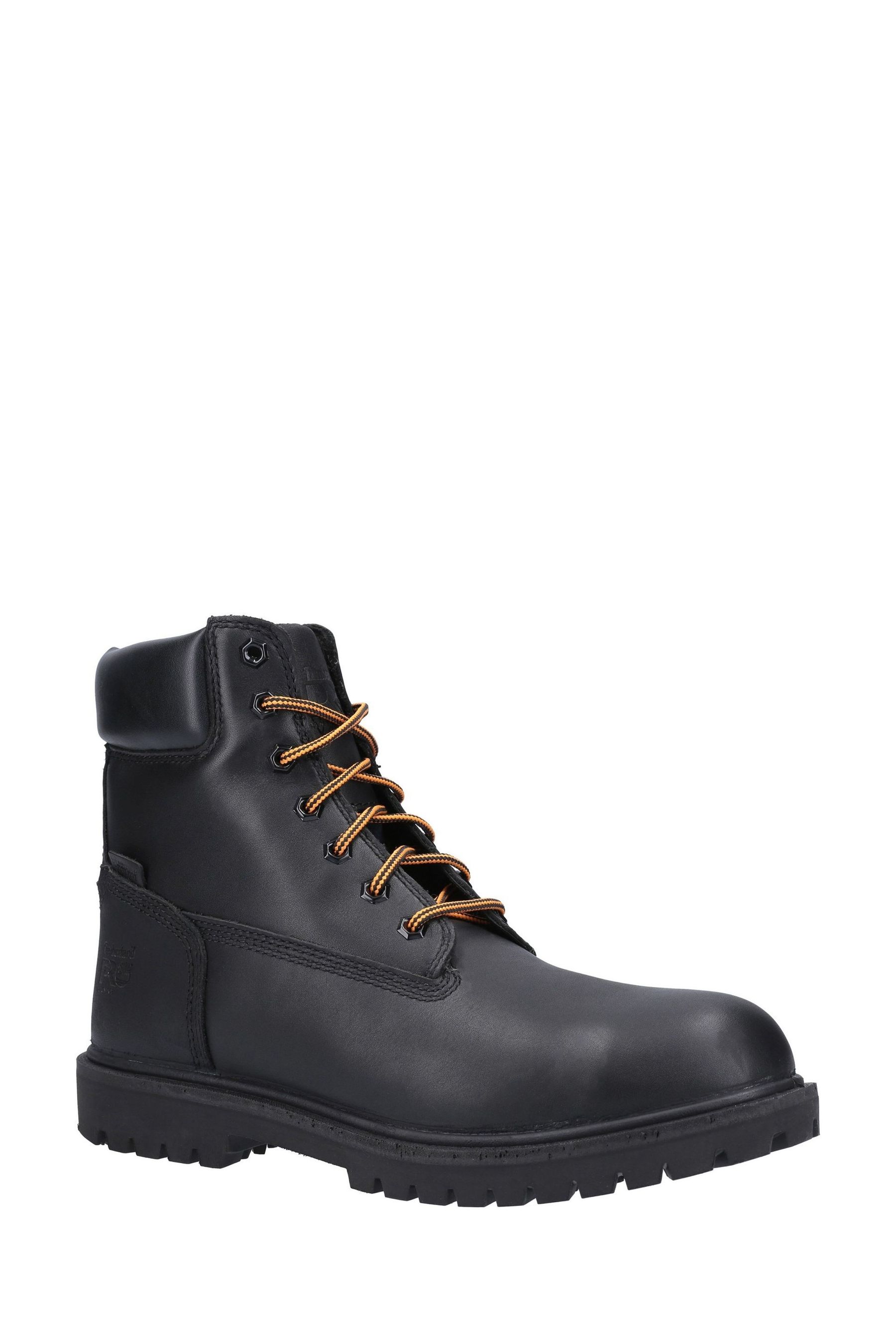 Black steel discount toe timberlands