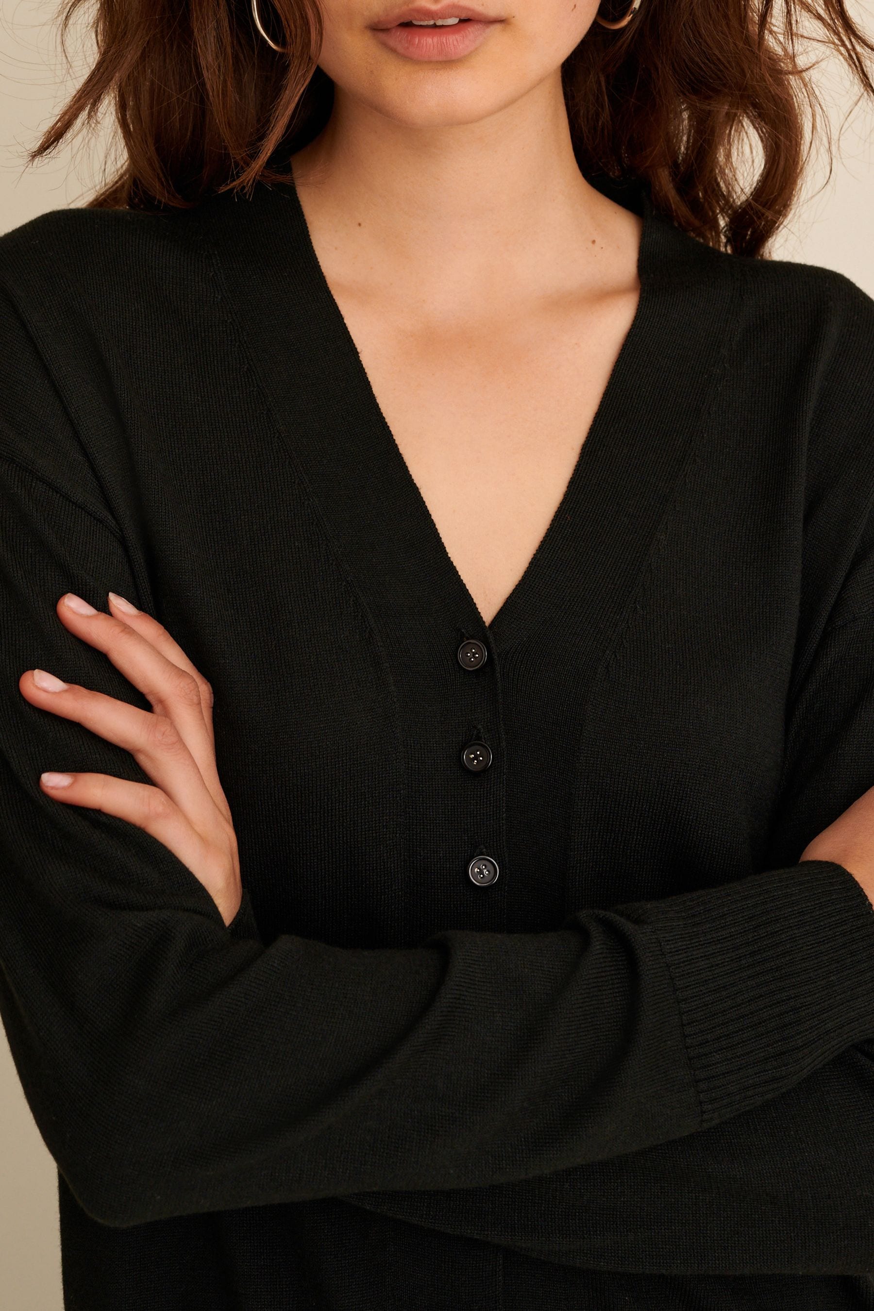 Long sleeve sales button up cardigan