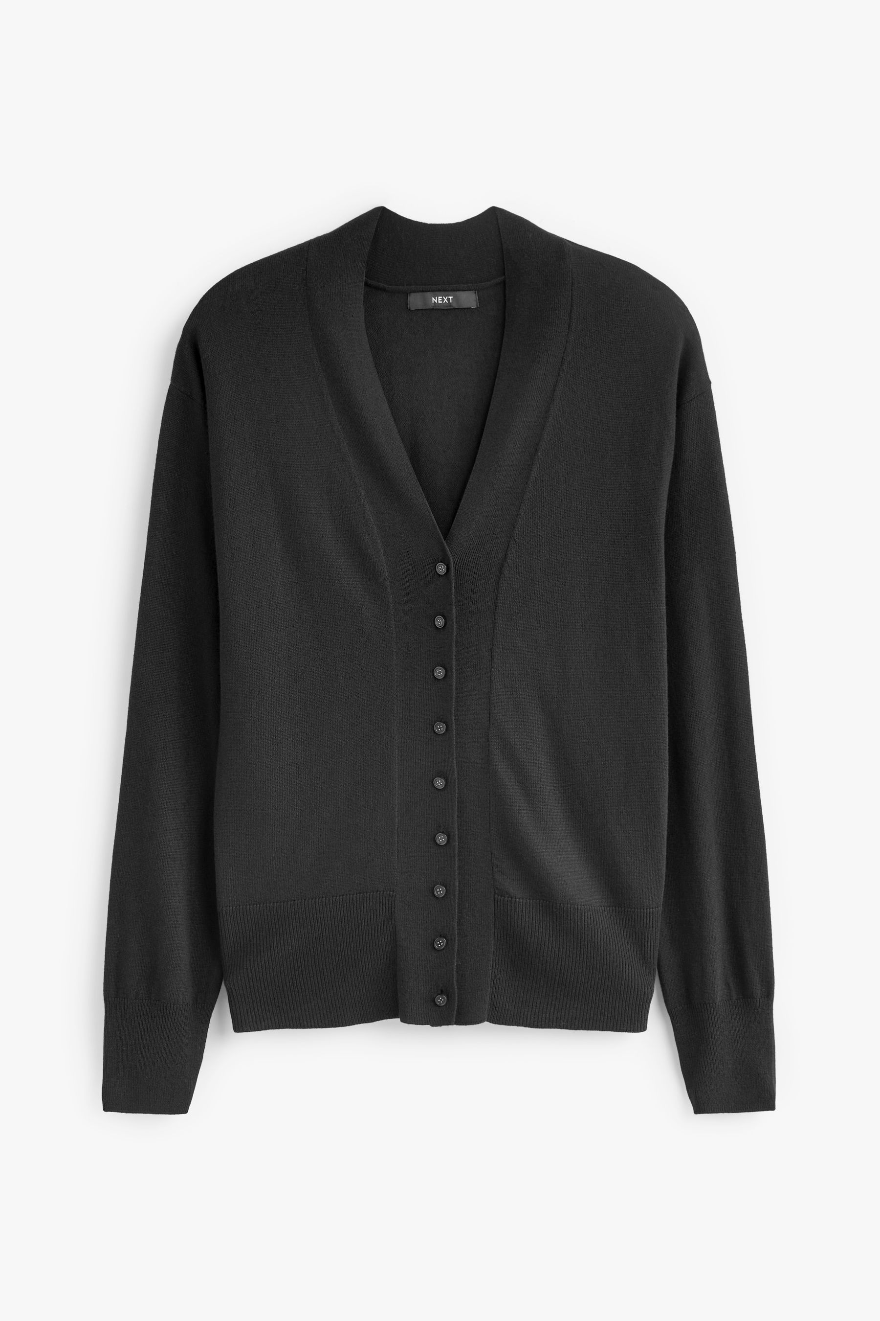 Button up cardigan on sale black