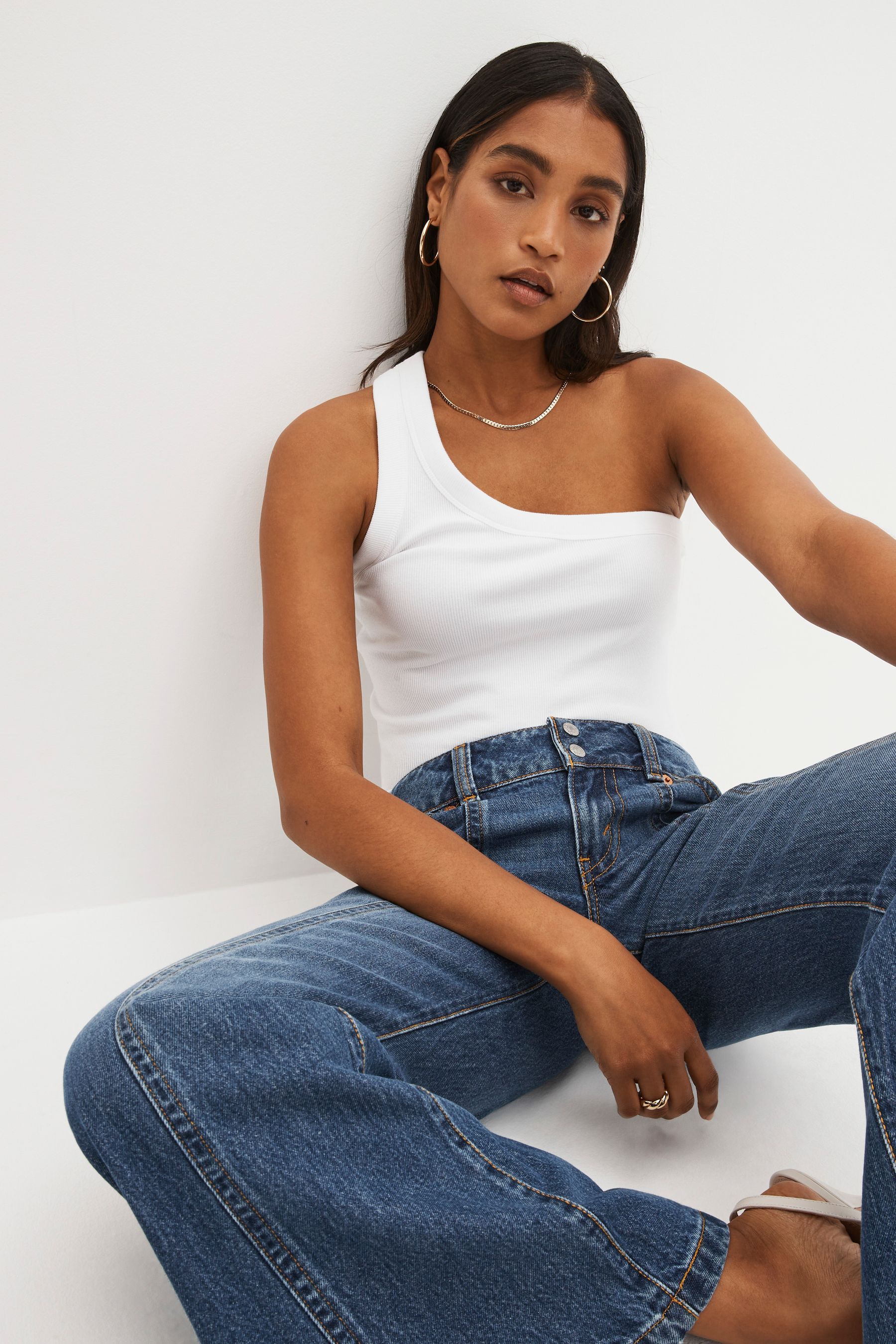 Levi s Mid Blue Denim Noughties Big Bell Jeans