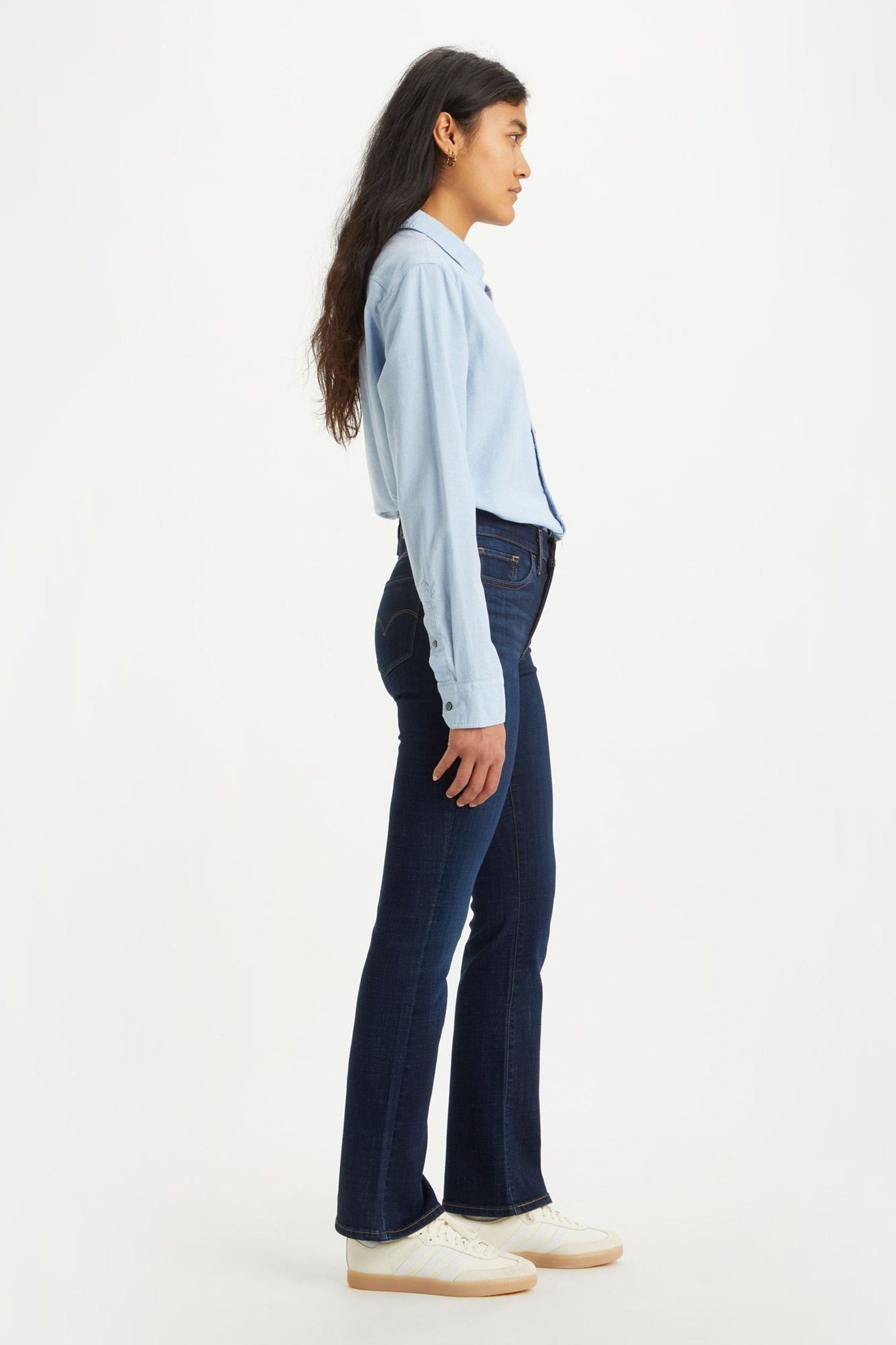 Buy Levi s Dark Blue 315 Shaping Bootcut Jeans from the Next UK