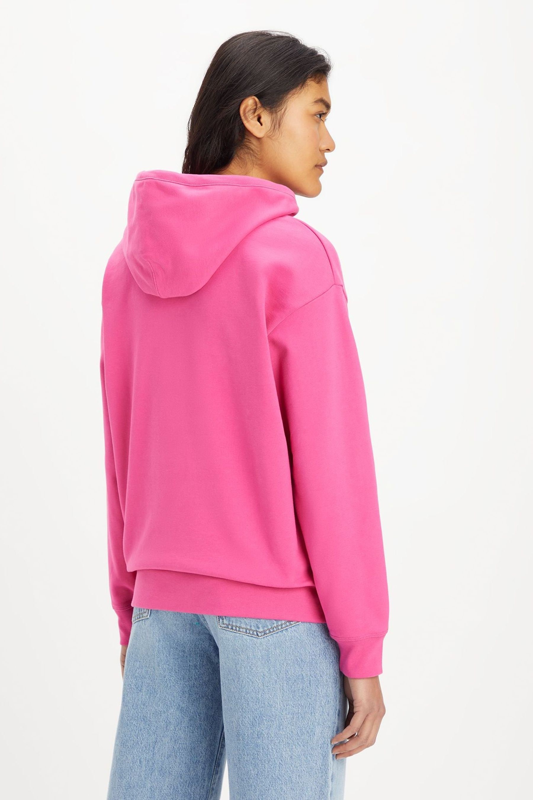 Levis hoodie pink sales