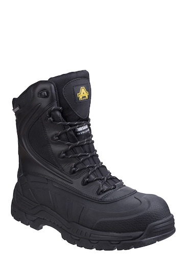 Amblers Safety Hybrid Metal Free Hi-leg Waterproof Black Safety Boots