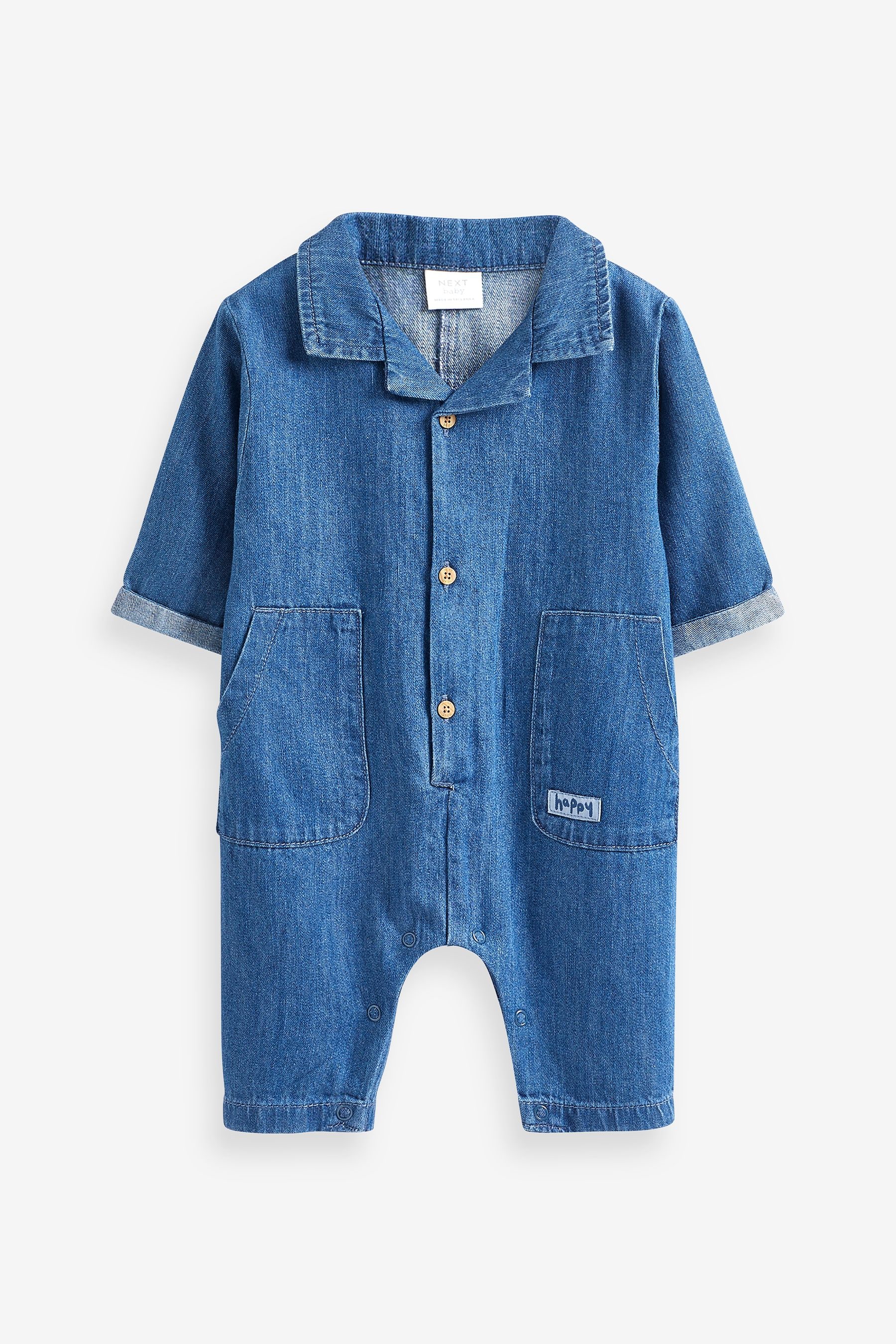 Baby denim jumpsuit clearance