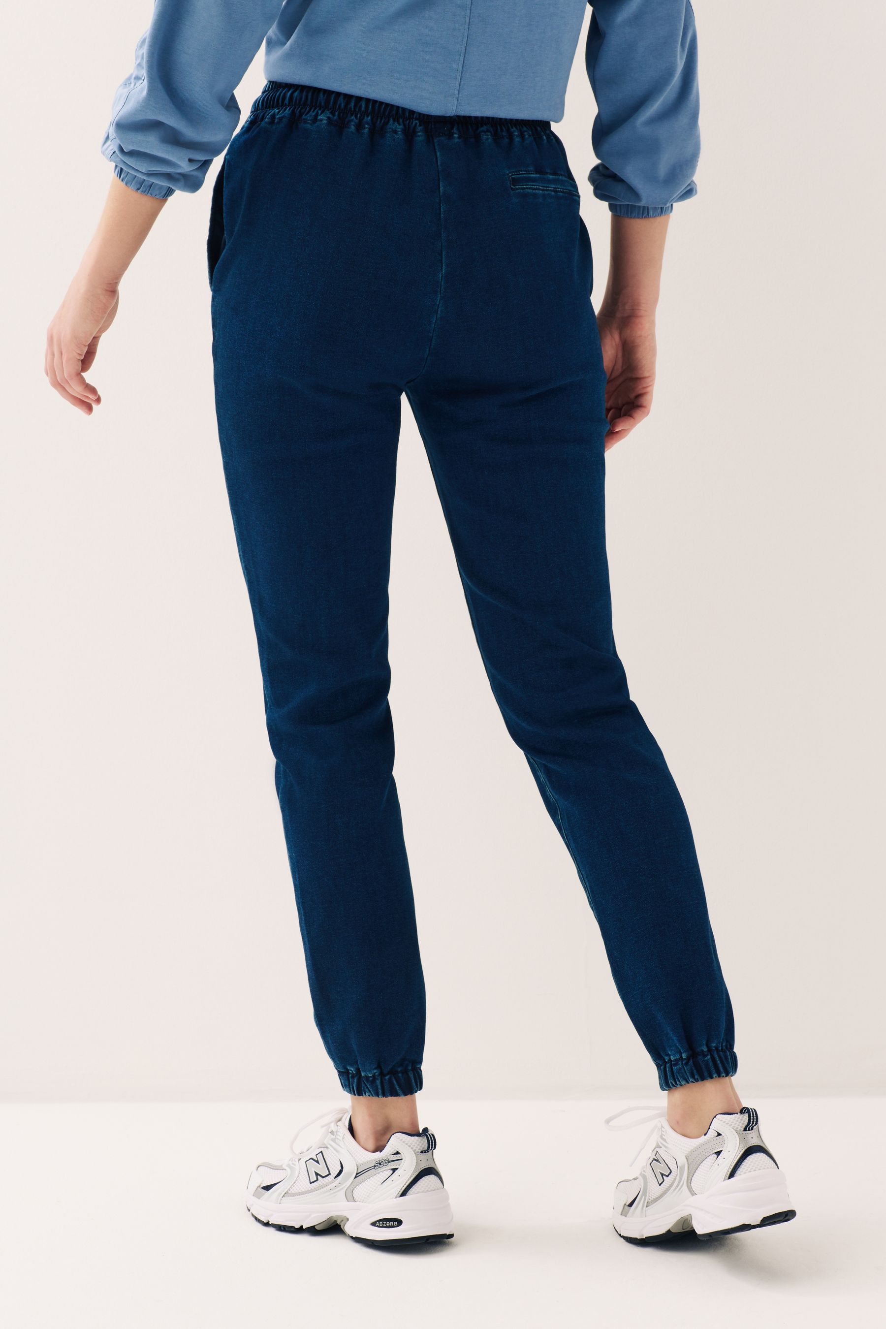 Next ladies denim joggers clearance