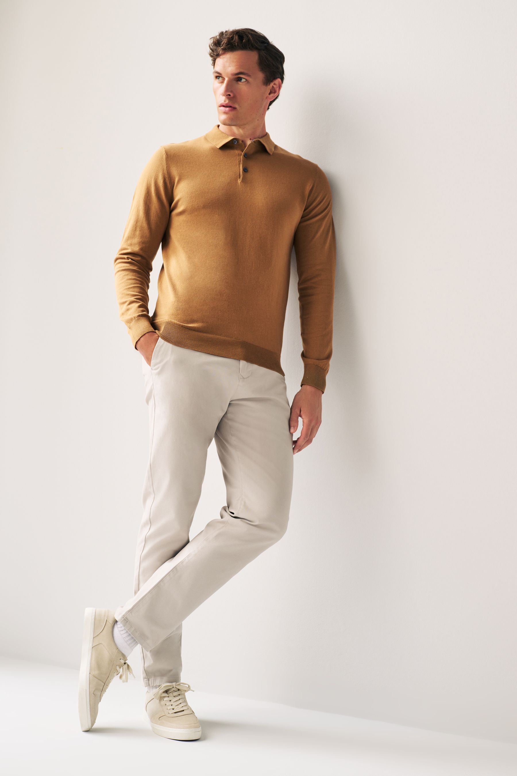 Light clearance brown polo
