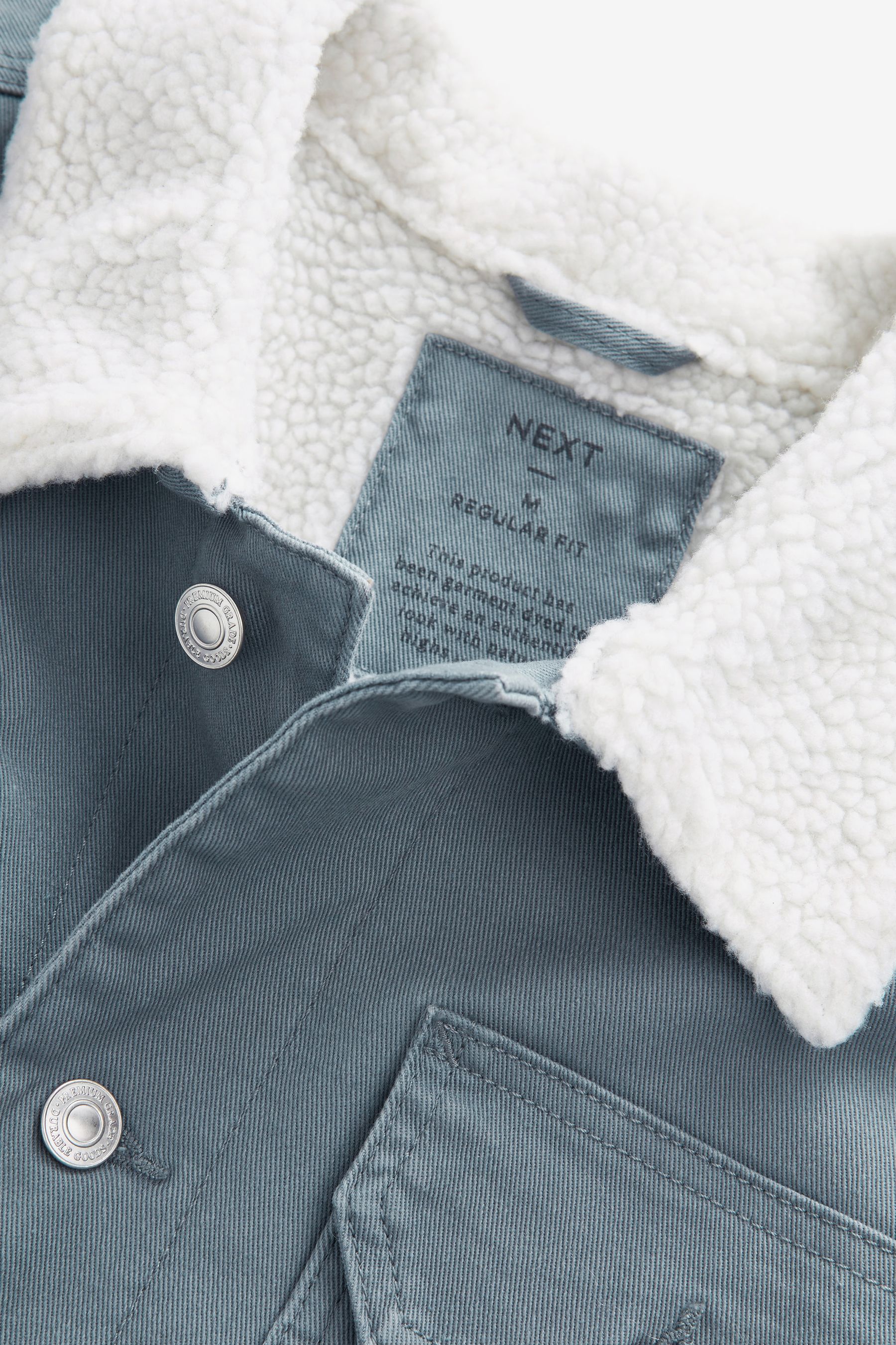 Lined denim shirt jacket hotsell