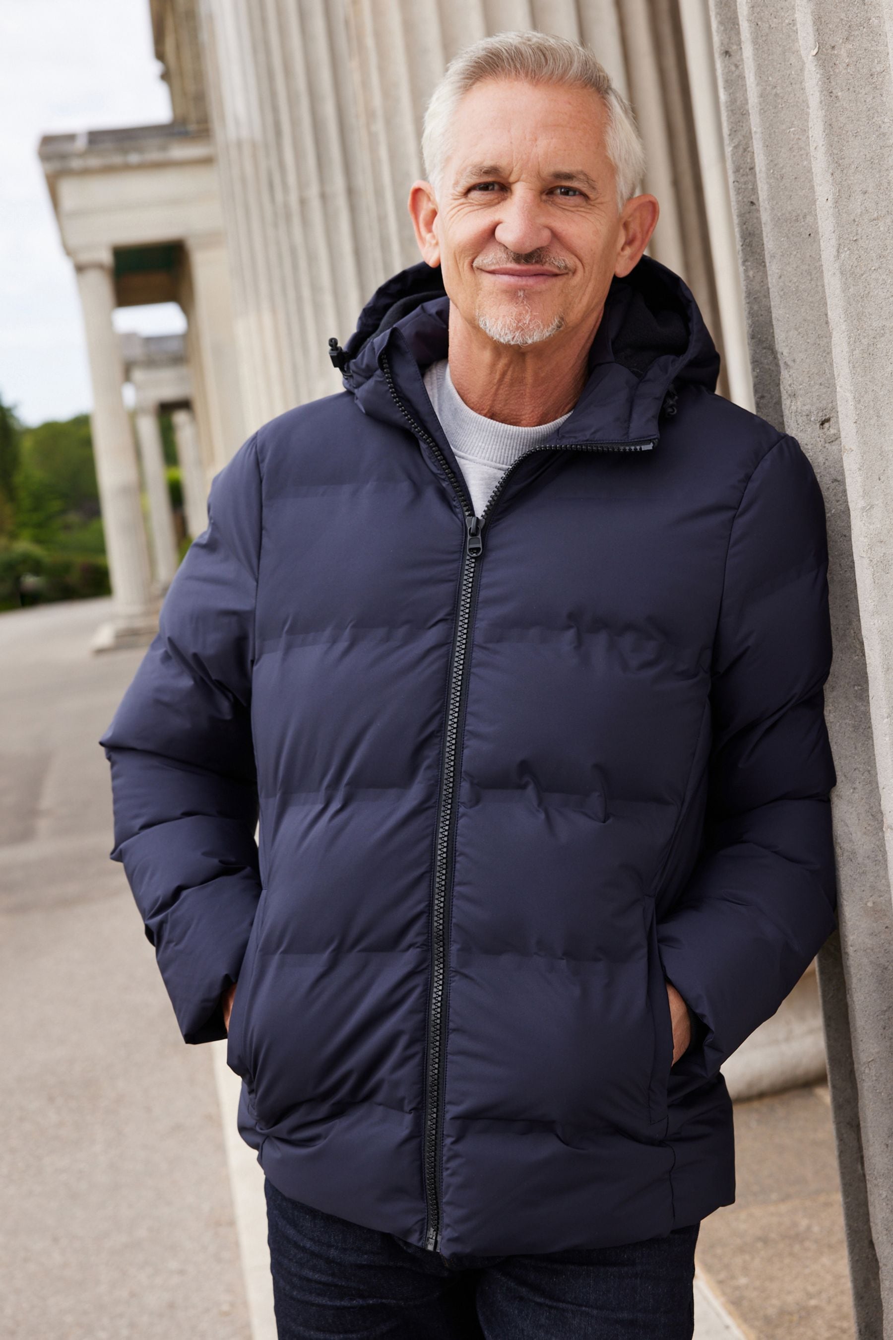 Hooded puffer mens store