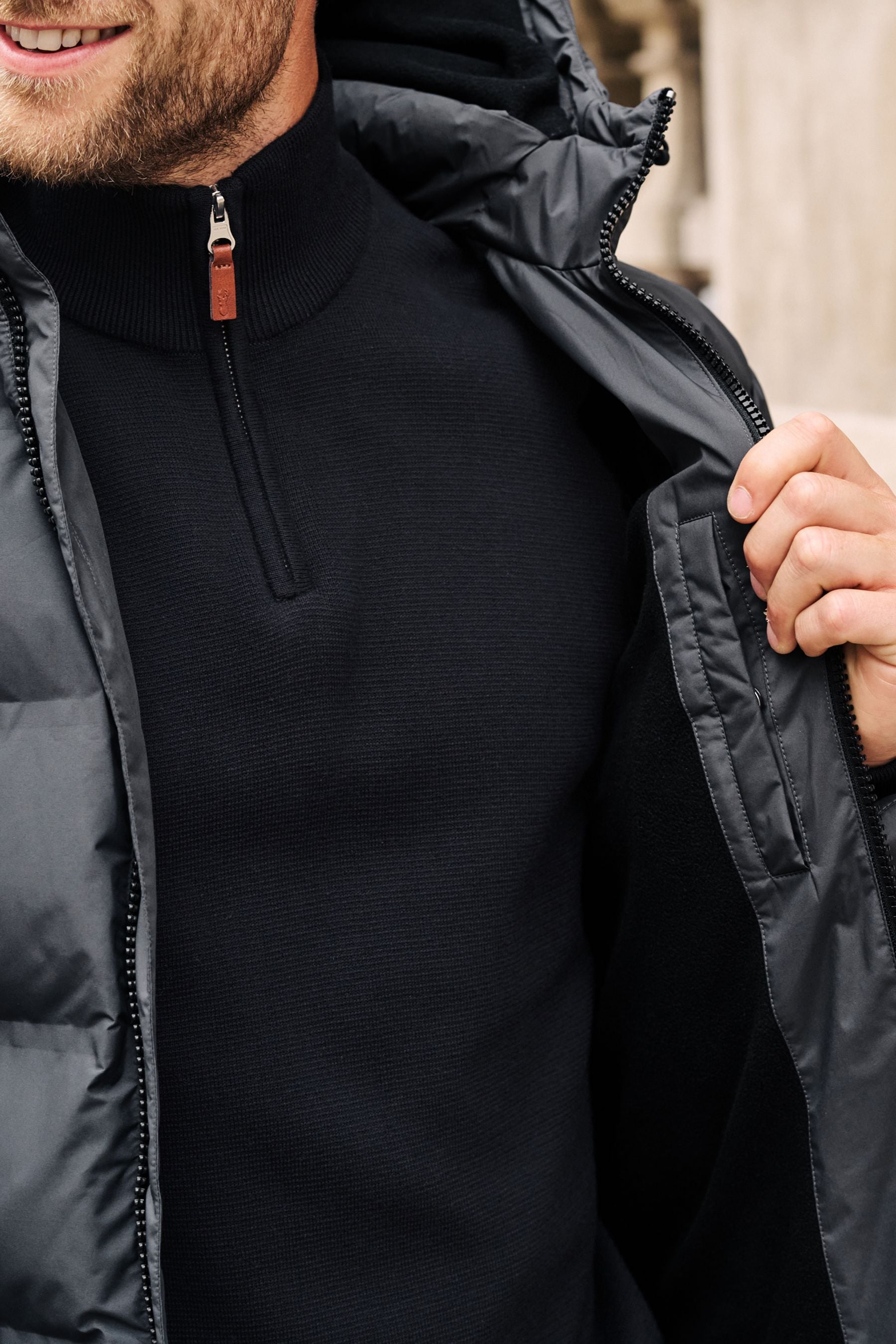 Slate discount grey jacket