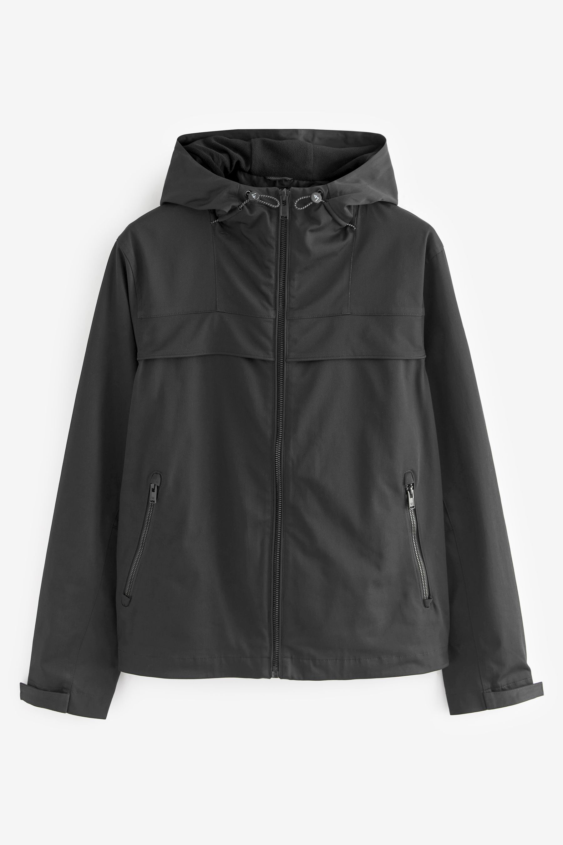 Hooded black jacket online