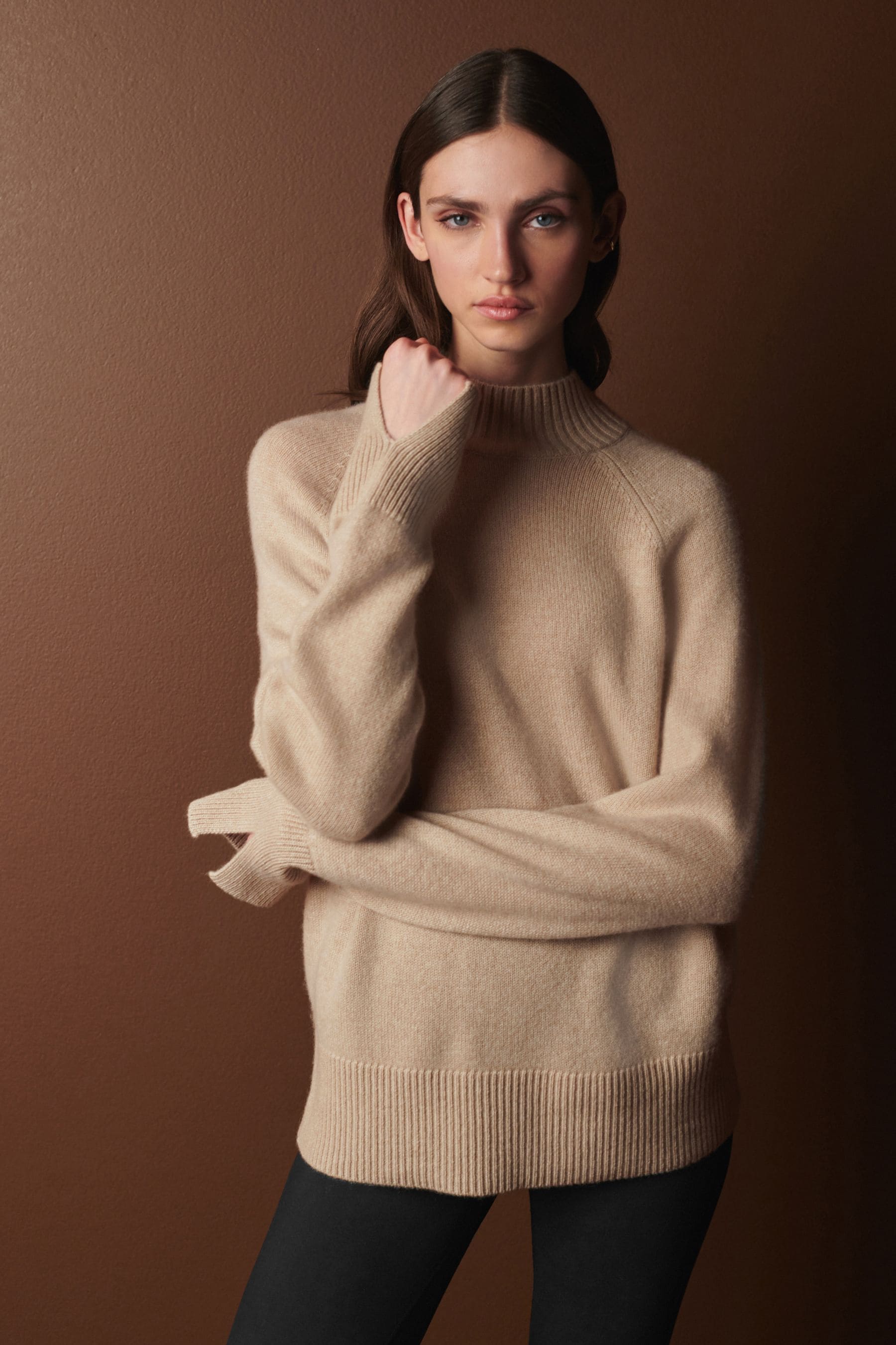 Cashmere camel jumper hot sale