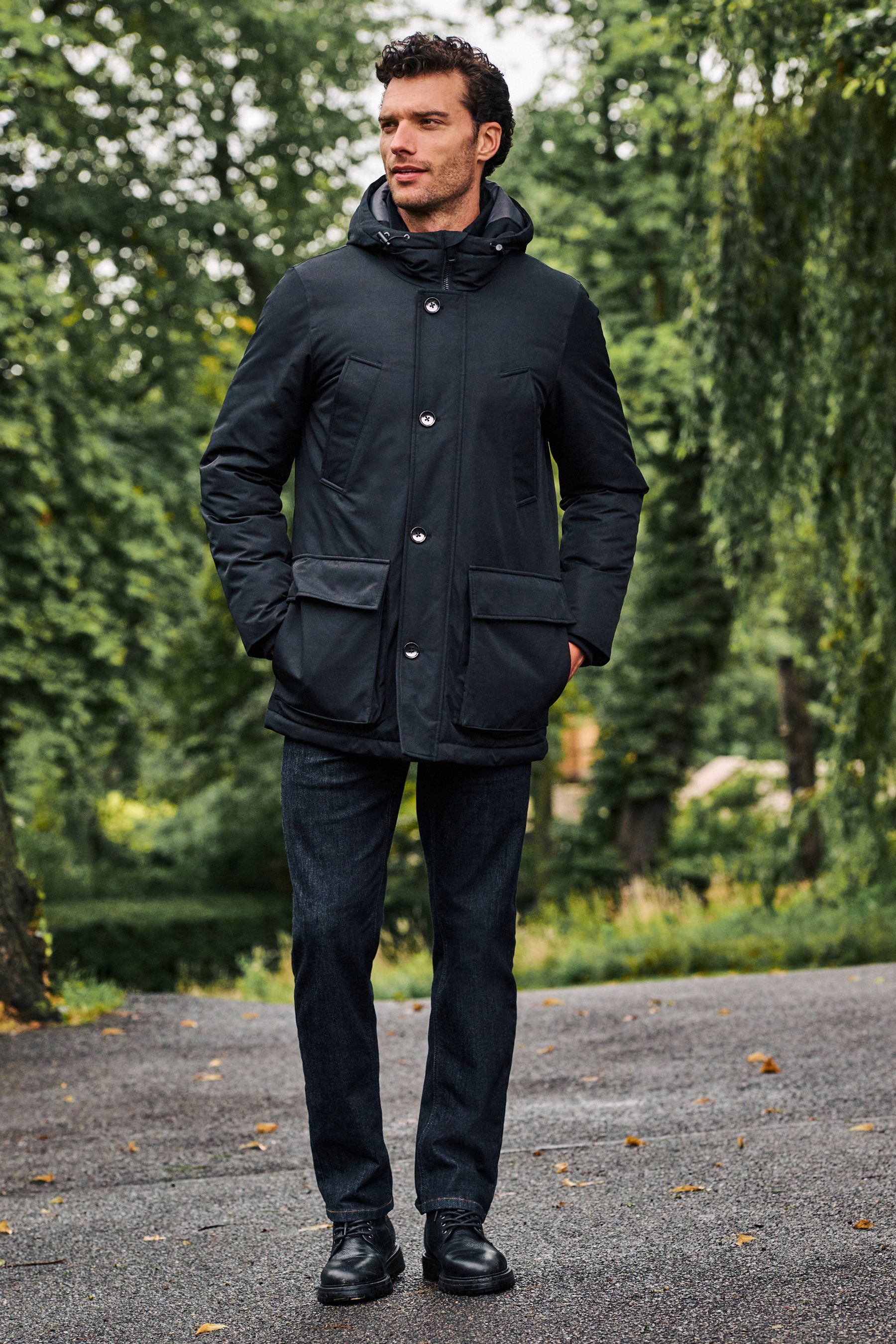 Black parka clearance