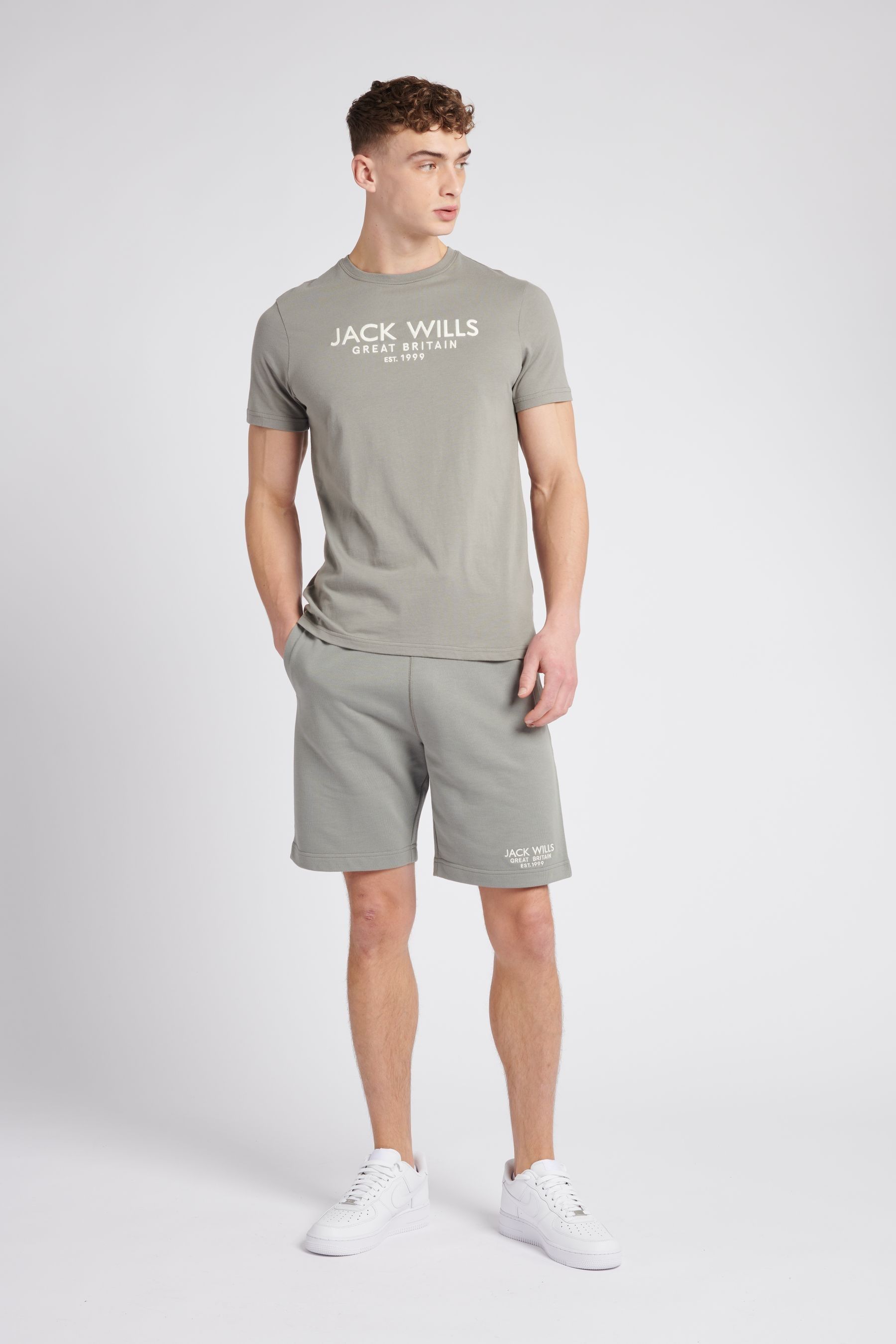 Jack wills top grey shorts