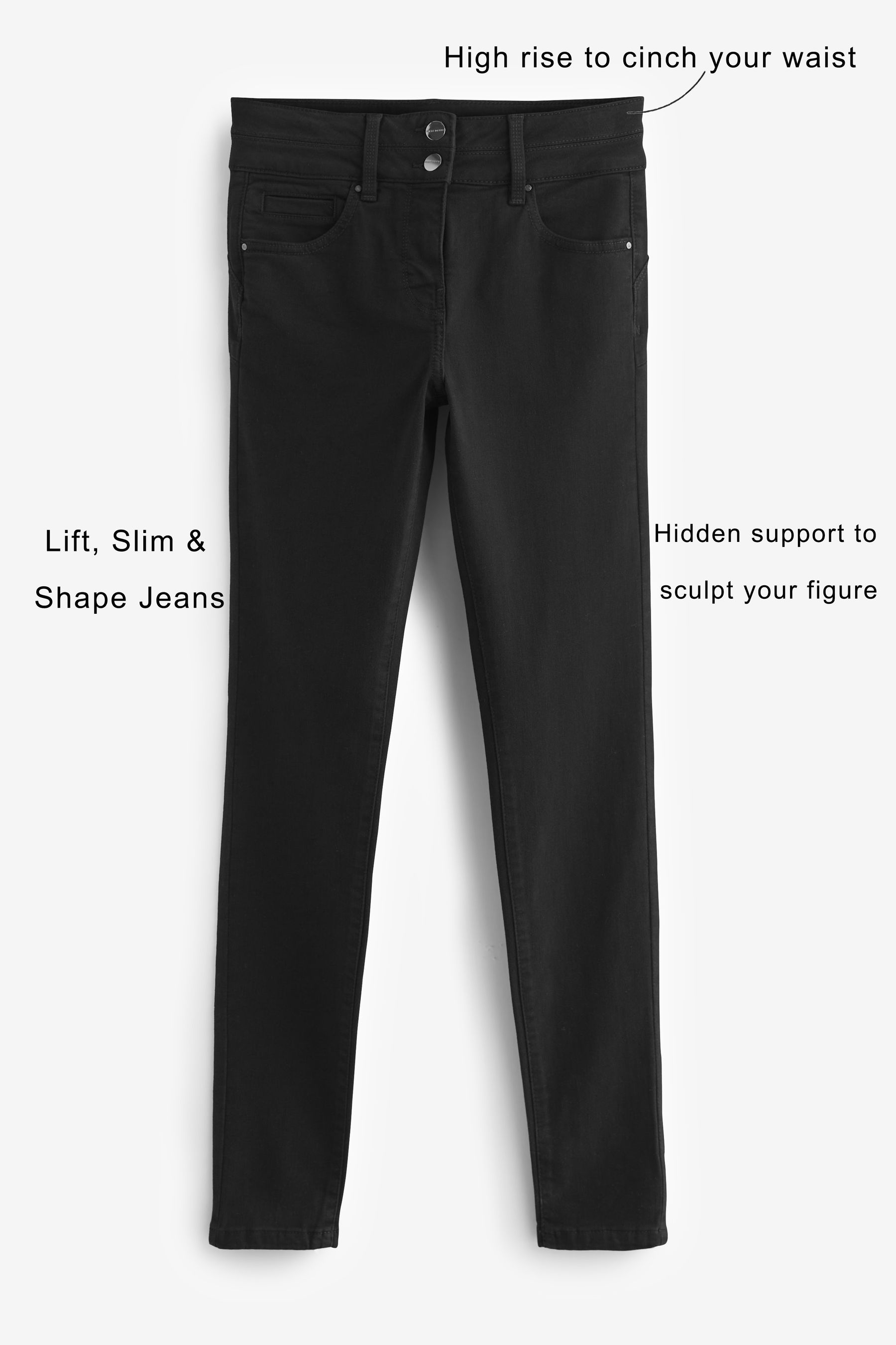 Black shape jeans sale
