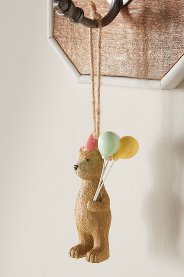 Colourful Bertie Bear Balloon Hanging Decoration