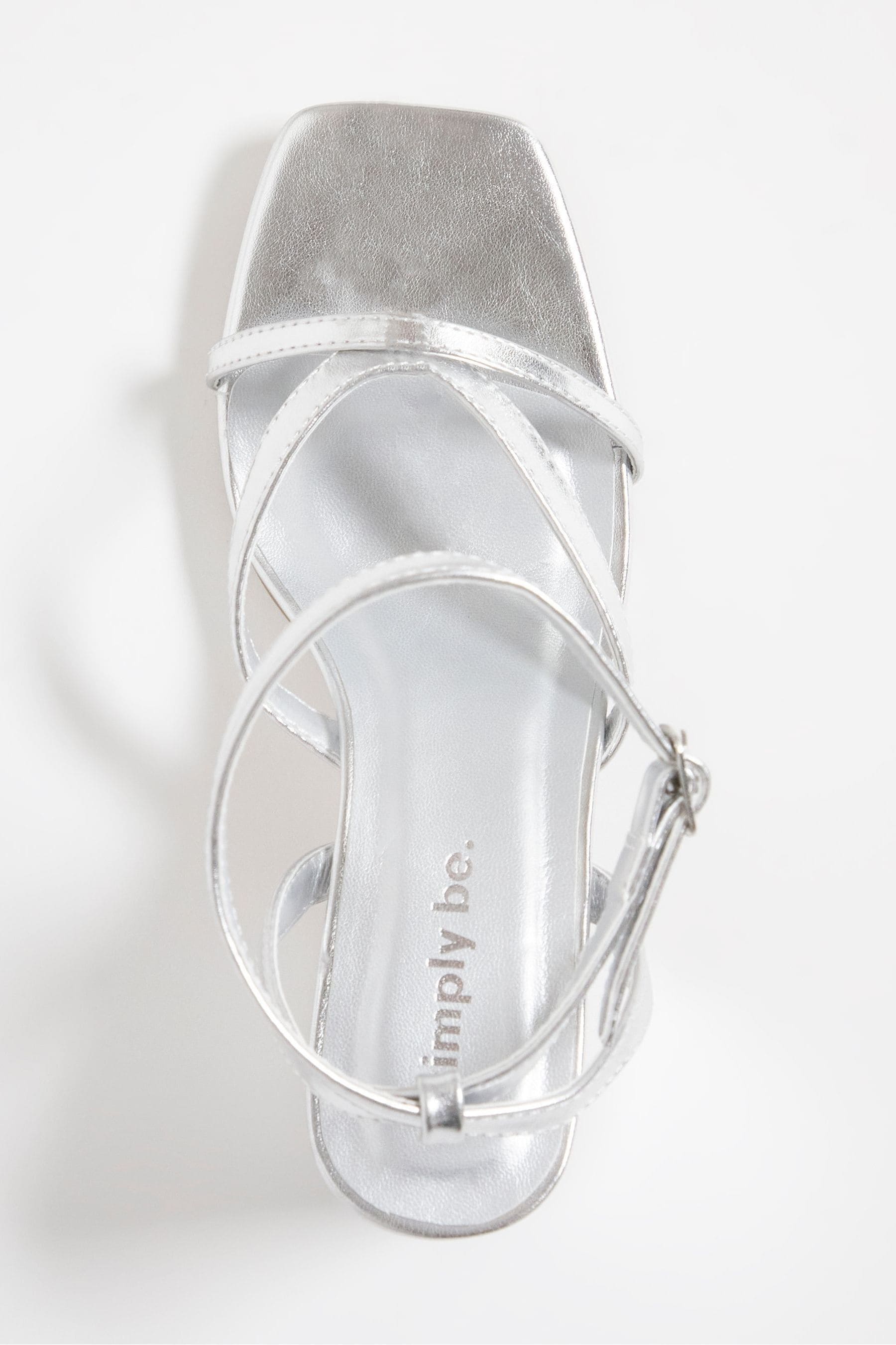 Silver extra wide sandals 2025