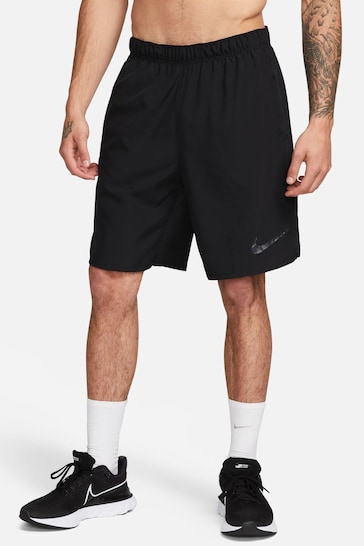 Nike Black Dri-FIT Camo Challenger Running Short