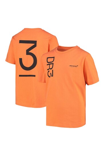 Fanatics Orange McLaren Daniel Ricciardo T-Shirt Kids