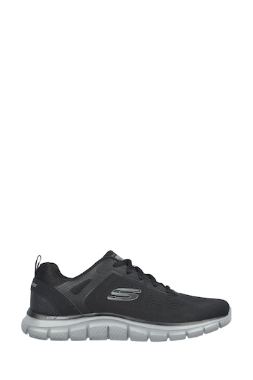 Skechers Black Mens Track Broader Trainers