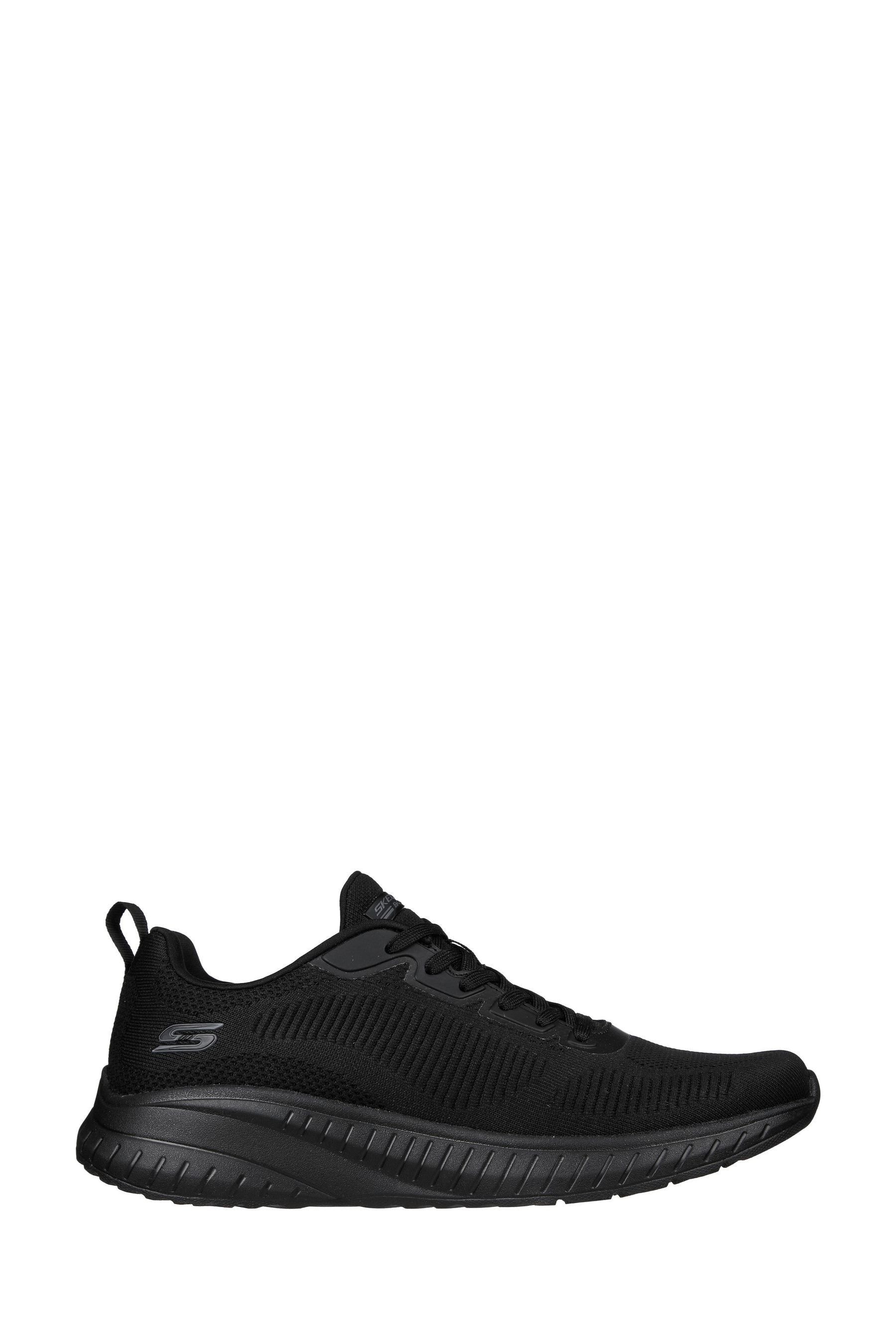 Buy Skechers Black Mens Bobs Squad Chaos Prism Bold Trainers from