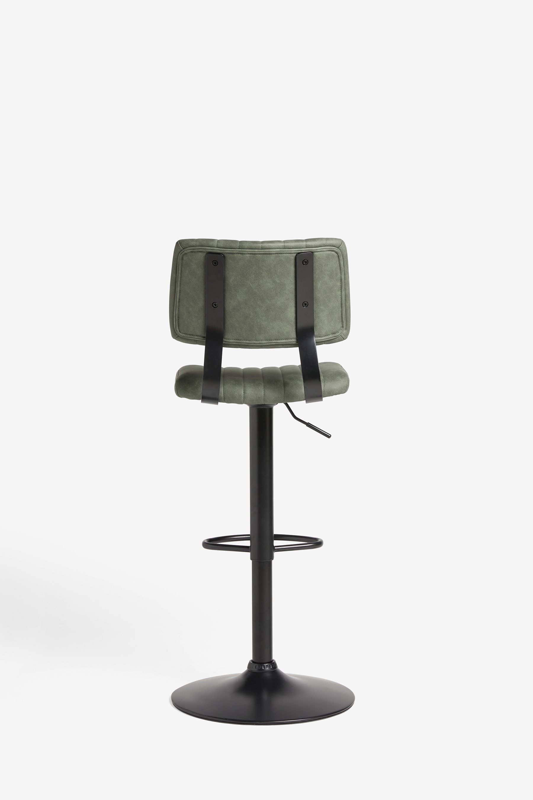 Arona Faux Leather Khaki Green Aiden Bar Stool