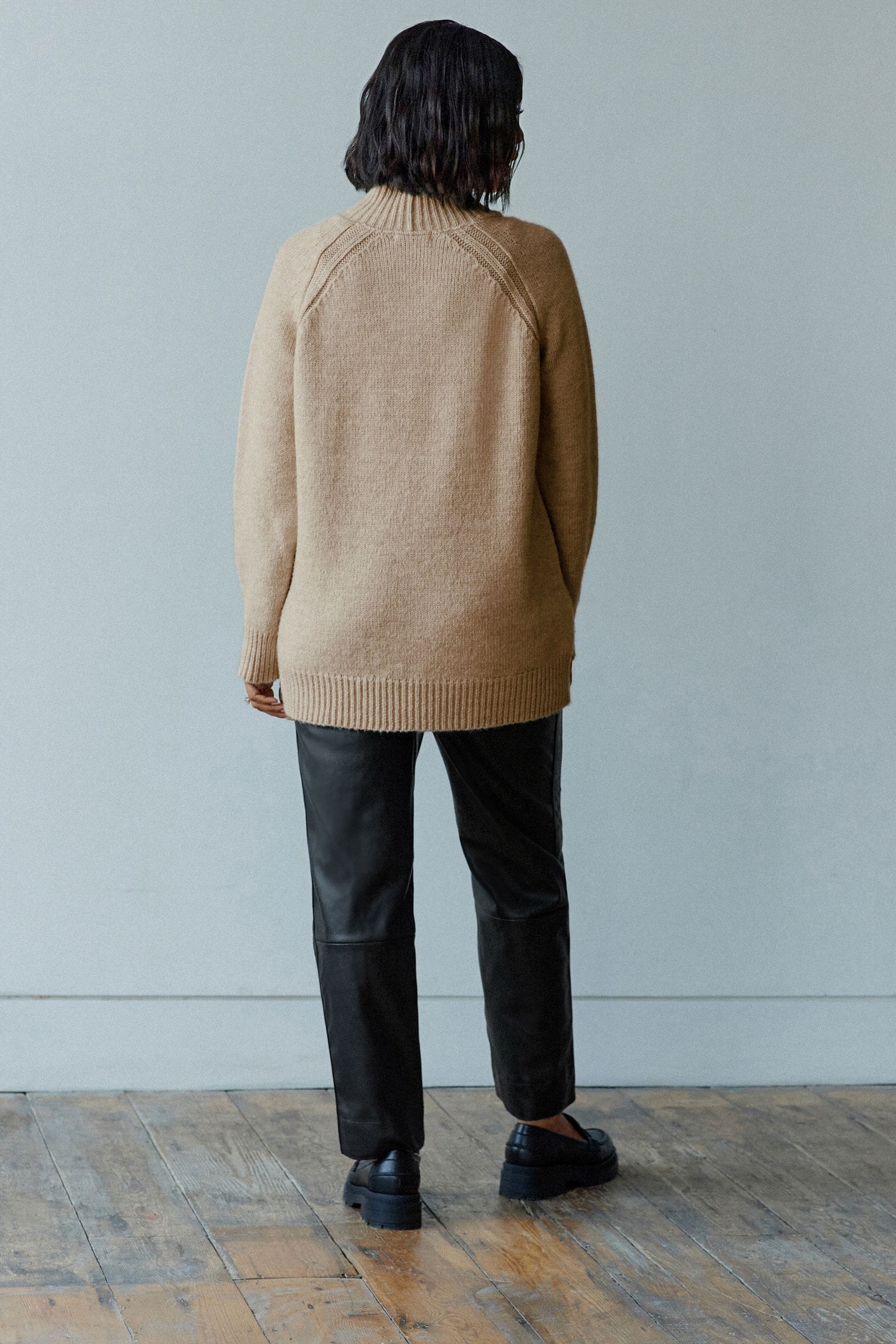 Petite hotsell pu joggers