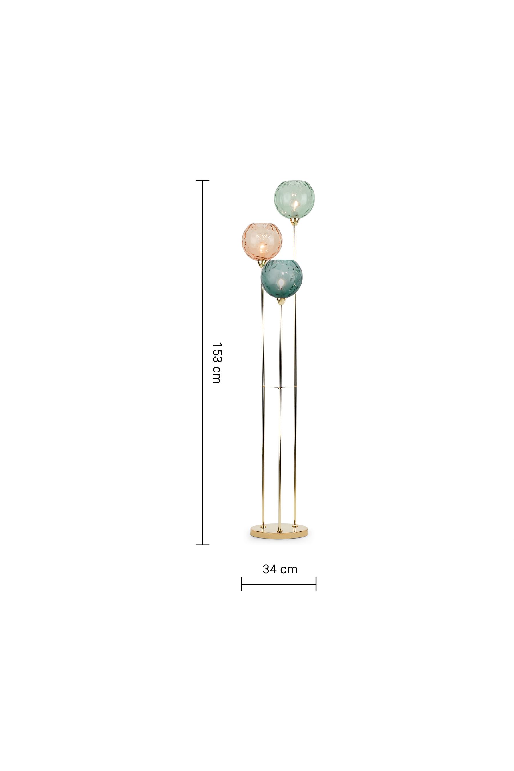 Buy MADE.COM Multi Ilaria Triple Floor Lamp from the Next UK
