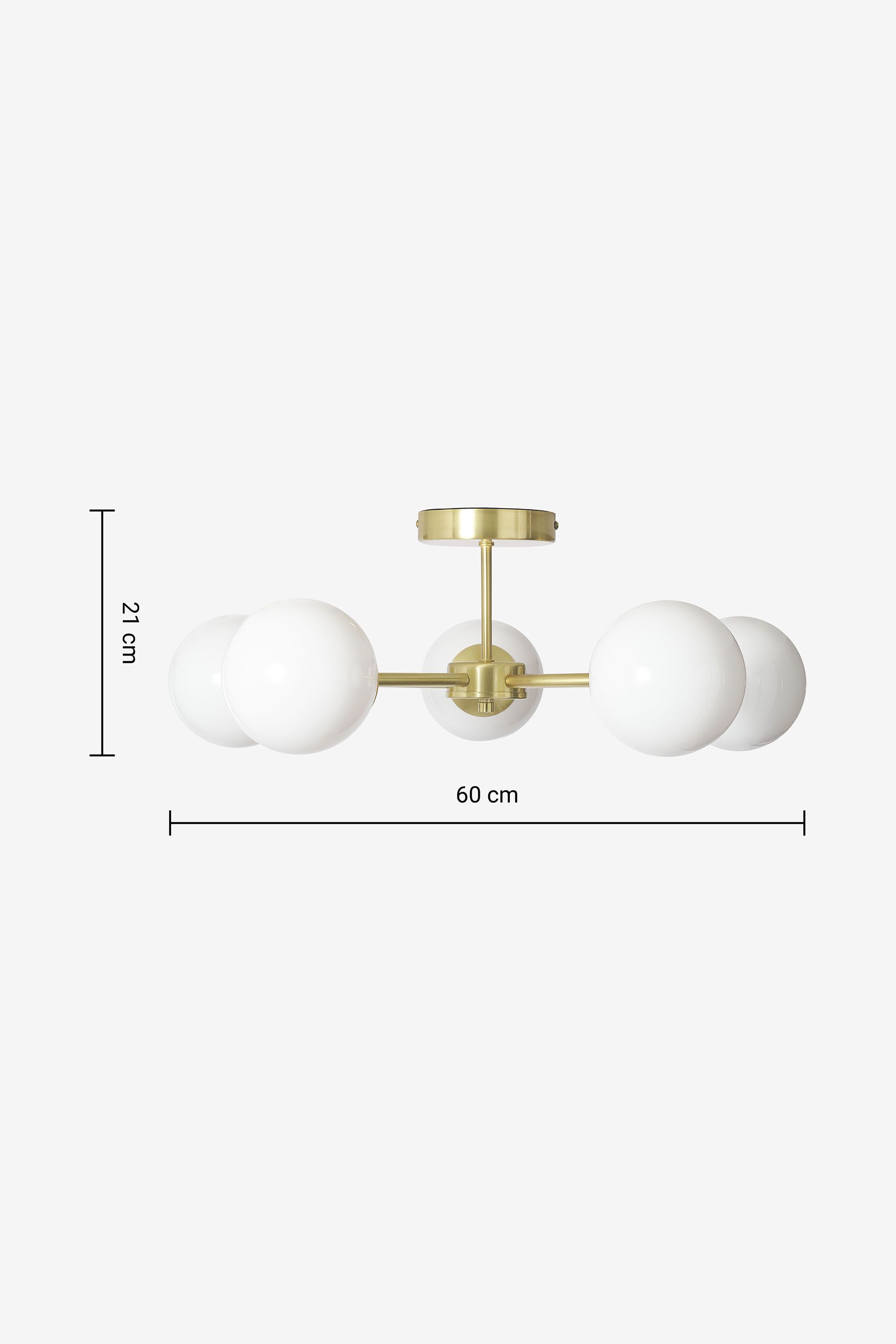 Globe large flush clearance pendant