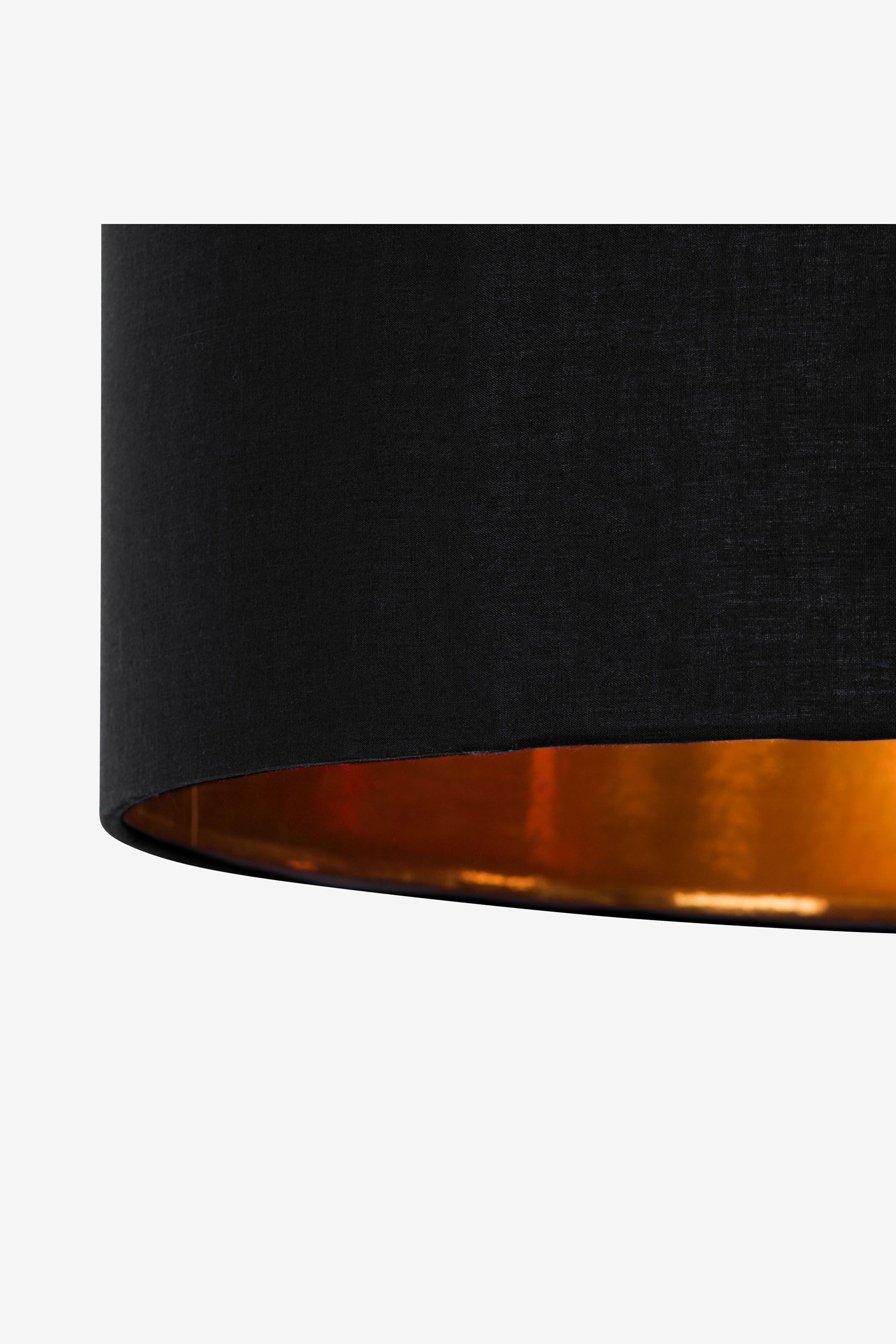 Black top copper lampshade