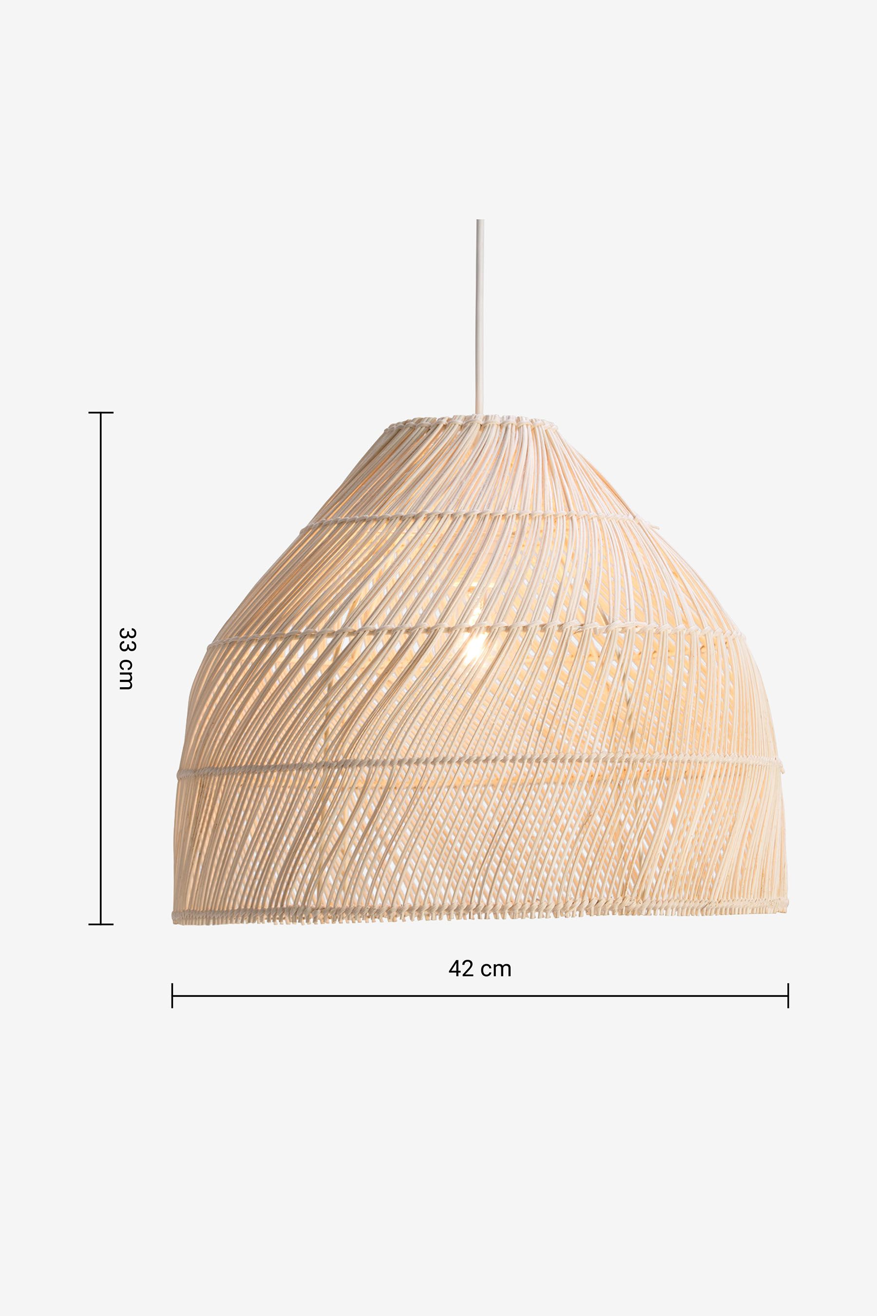 MADE.COM Natural Rattan Java Small Lamp Shade
